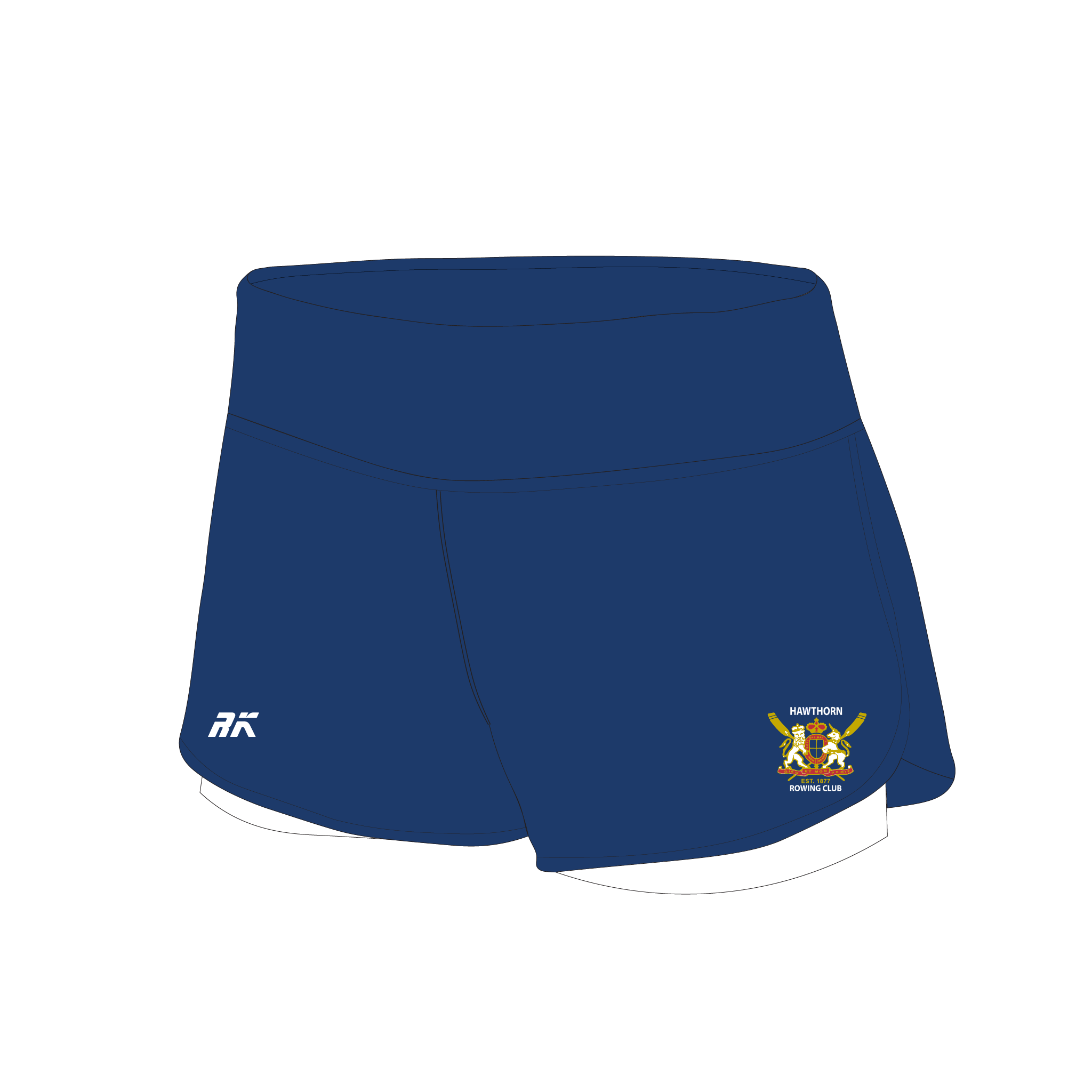 Hawthorn Rowing Club Female Gym Shorts
