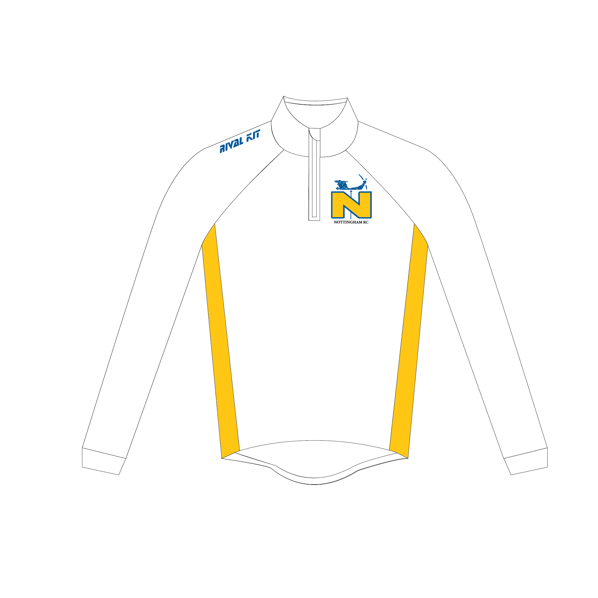 Nottingham Rowing Club Juniors Thermal Splash Jacket