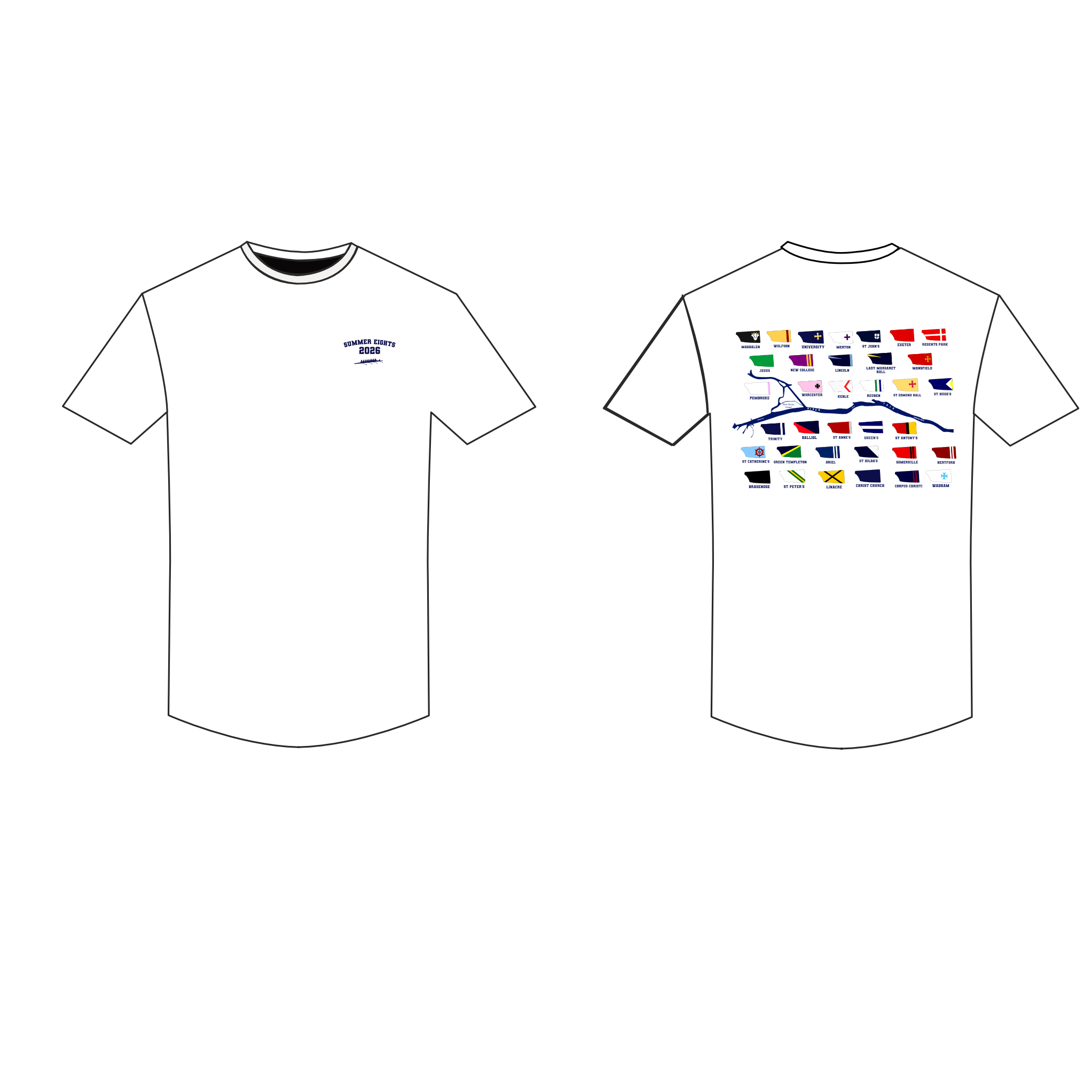 SUMMER 8S 2026 white event tee short sleeve