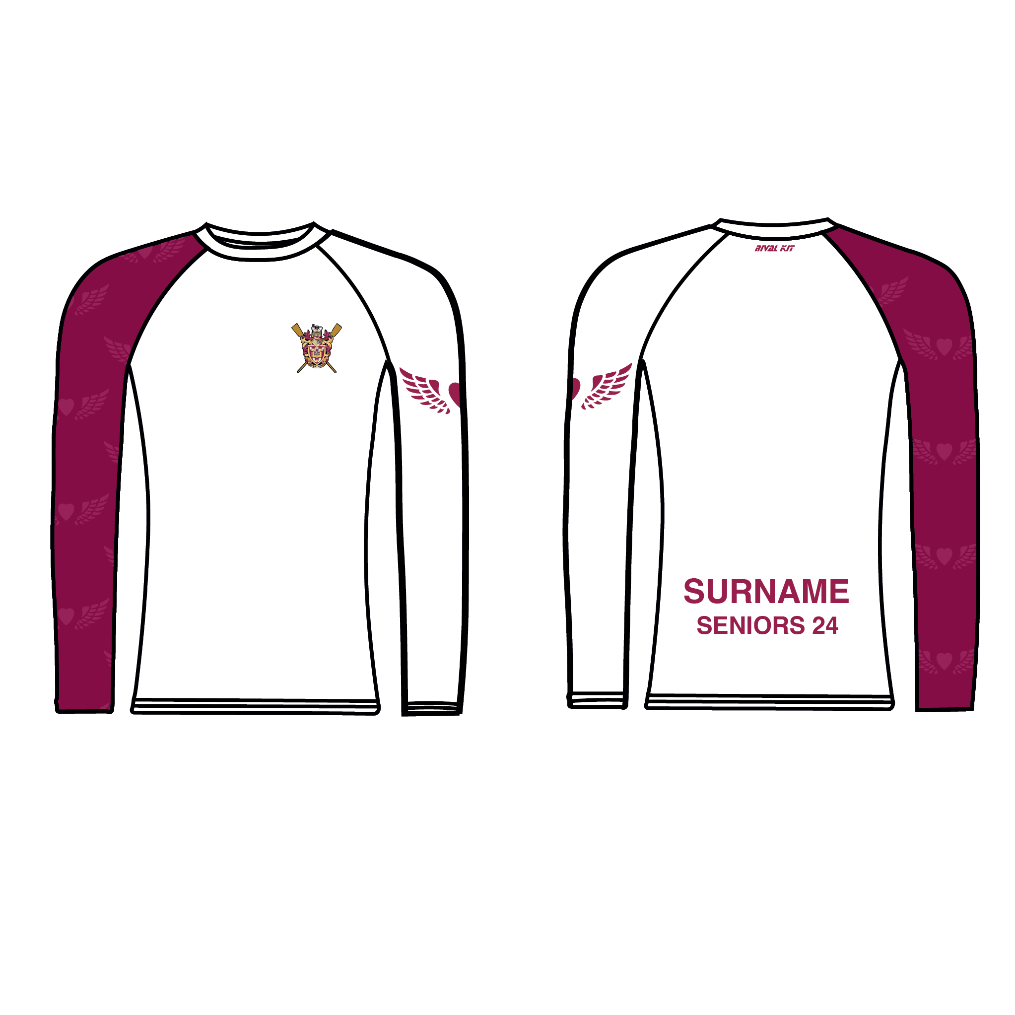 Haileybury Rowing Long Sleeve Baselayer (Seniors)