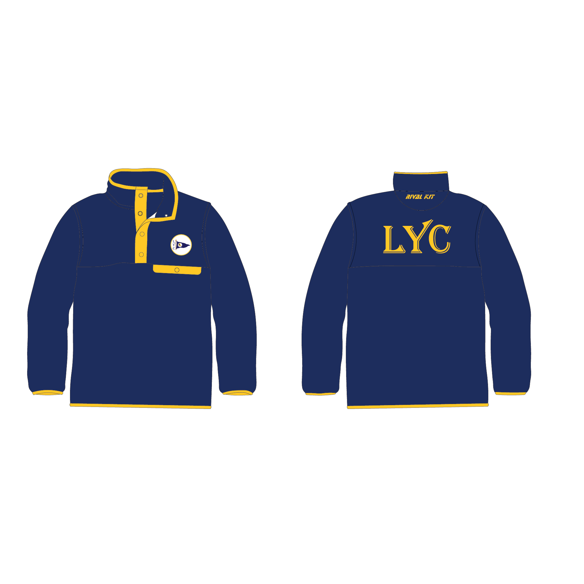 Liverpool Yacht Club Pocket Fleece
