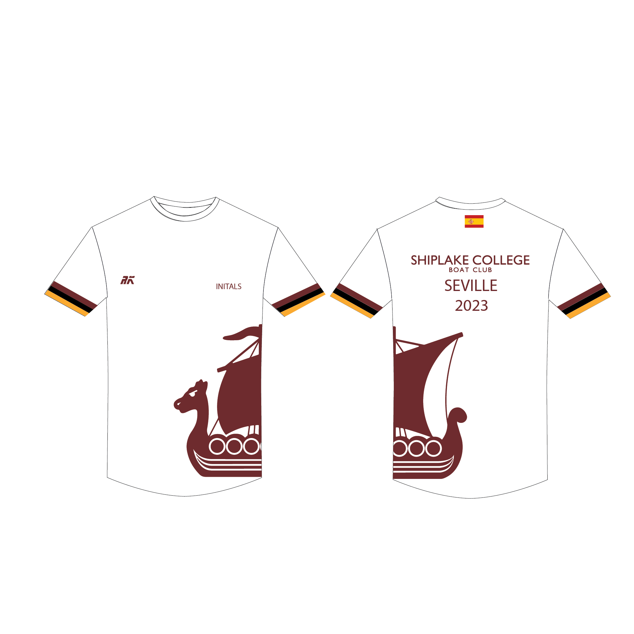 Shiplake College Boat Club Seville Camp 2023 Gym T-Shirt