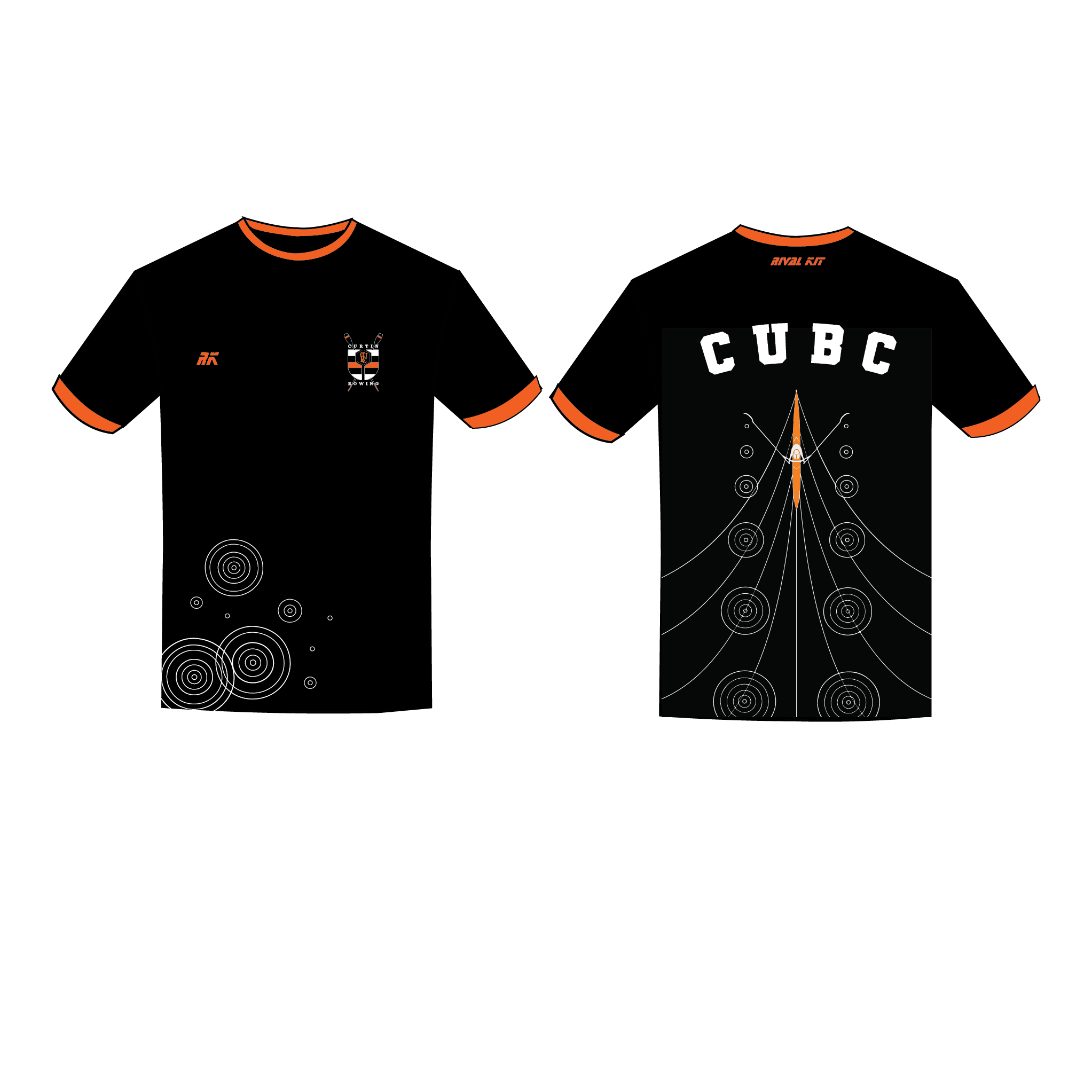CURTIN UNIVERSITY BOAT CLUB 201 training Gym T-Shirt