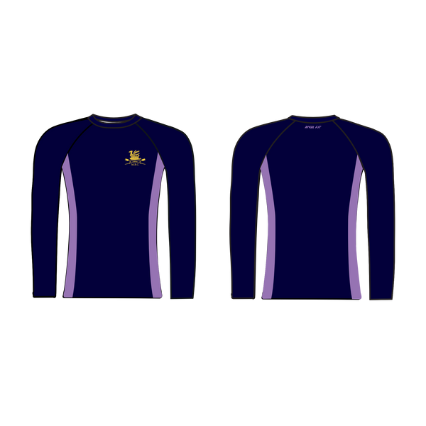 Magdalene College Boat Club Navy Long Sleeve Baselayer