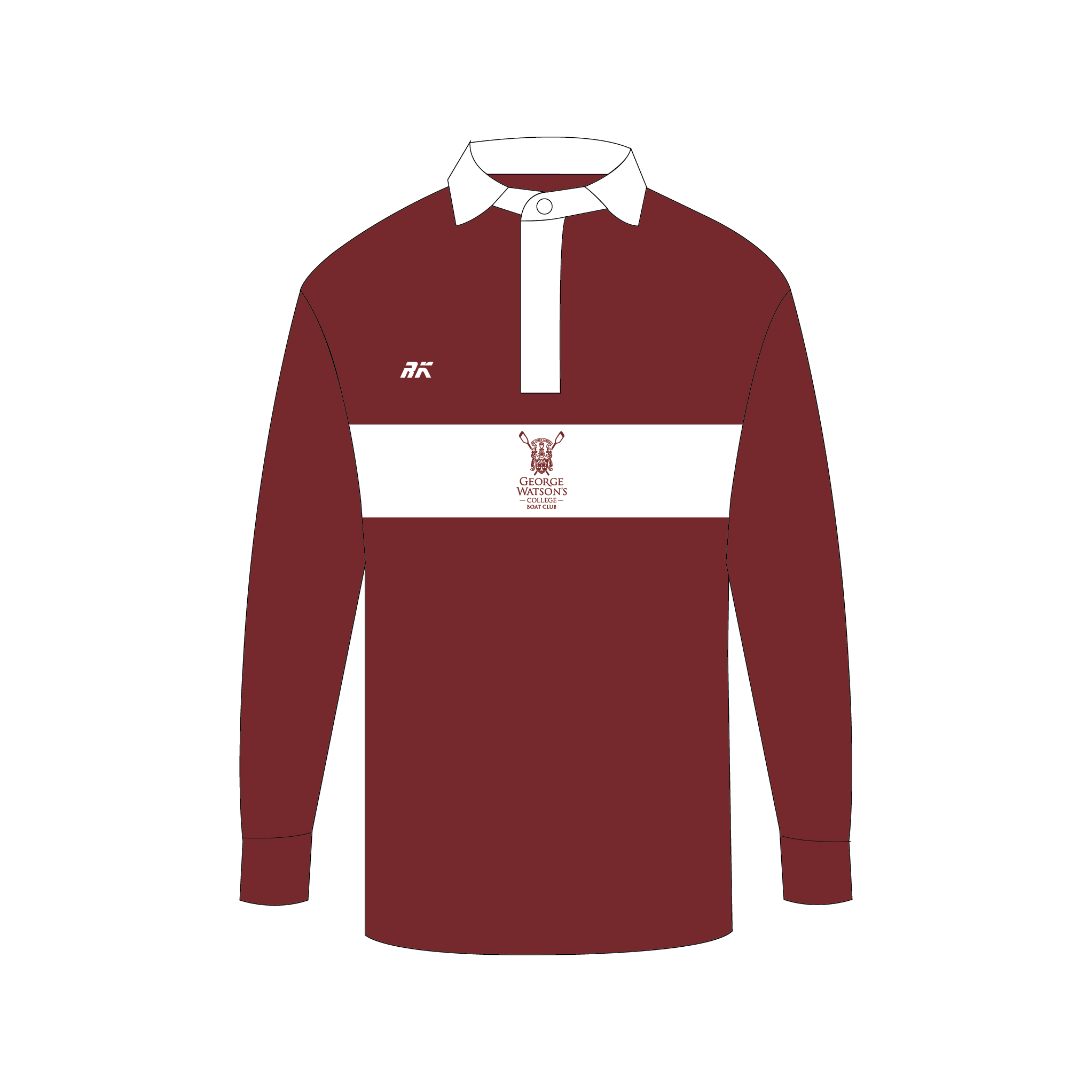 George Watsons Boat Club Casual Rugby Shirt