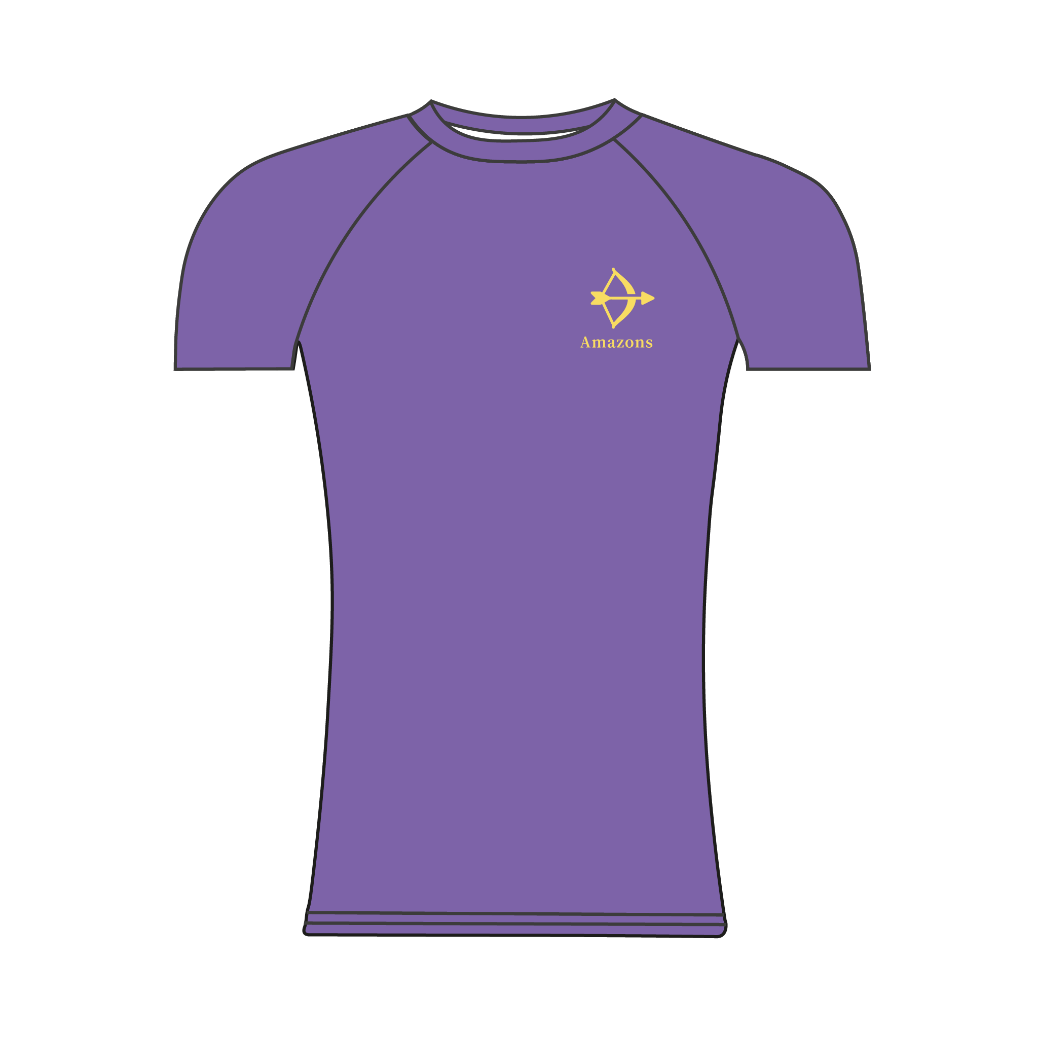 Jesus College Amazons Short Sleeve Base Layer