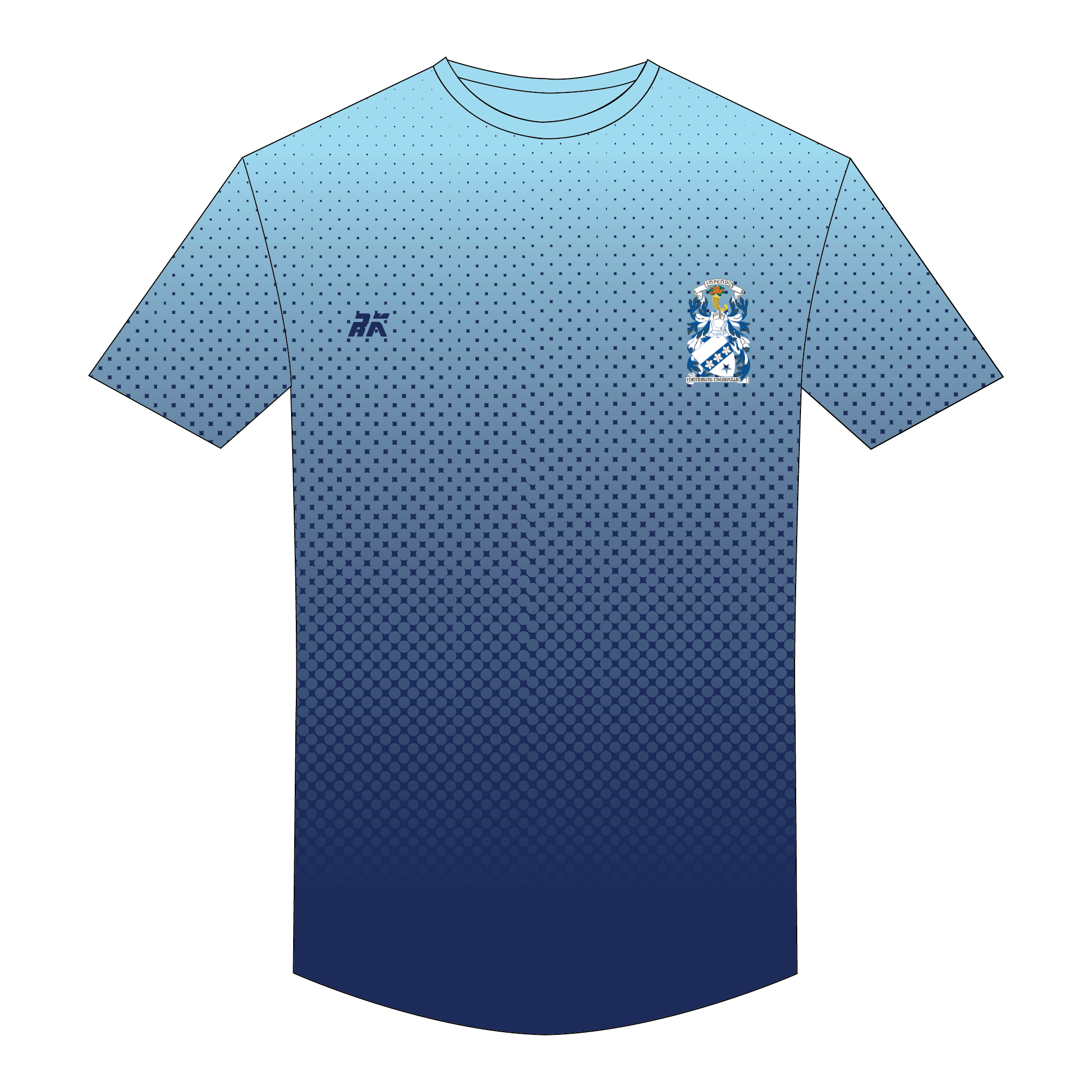 Heriots Rugby Club Bespoke Short Sleeve Gym T-shirt