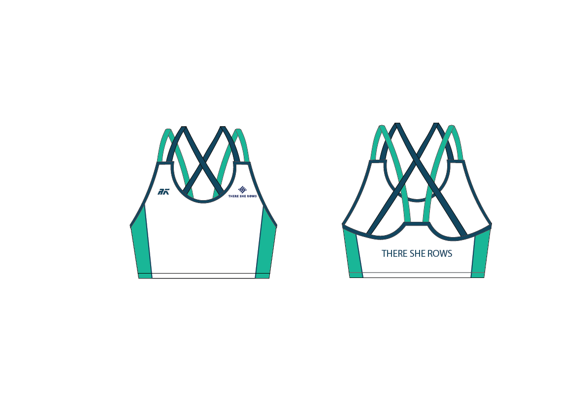 There She Rows Strappy Sports Bra – RIVAL KIT