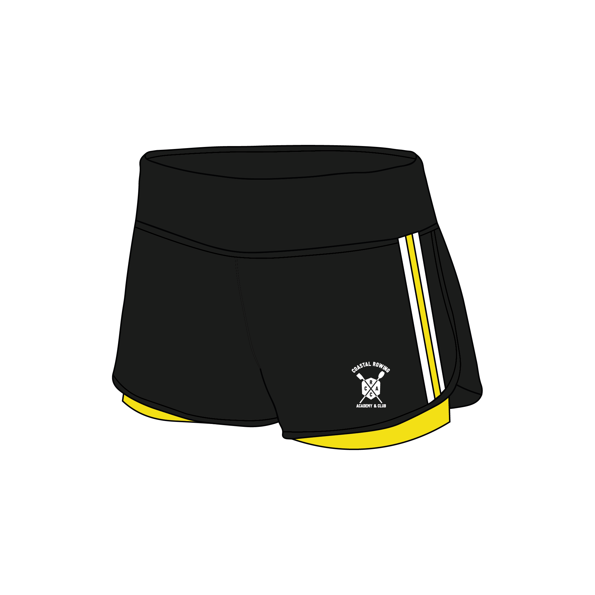 Coastal Rowing Academy Female Gym Shorts