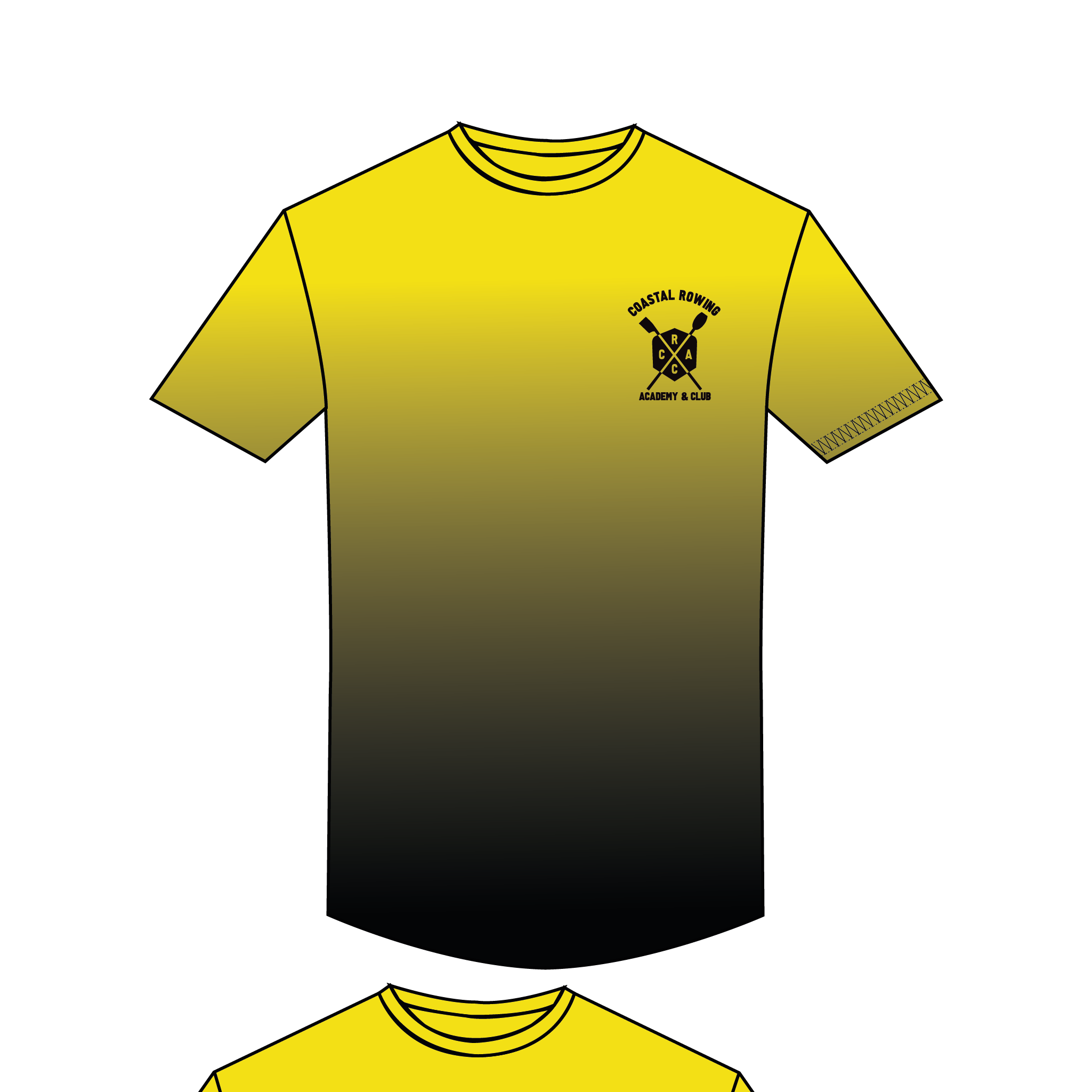 Coastal Rowing Academy Bespoke Gym T-Shirt