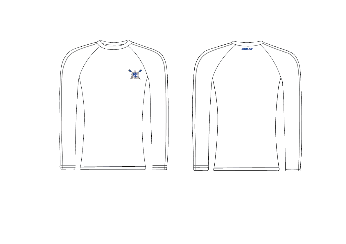 Latymer Upper School Boat Club Long Sleeve White Base Layer