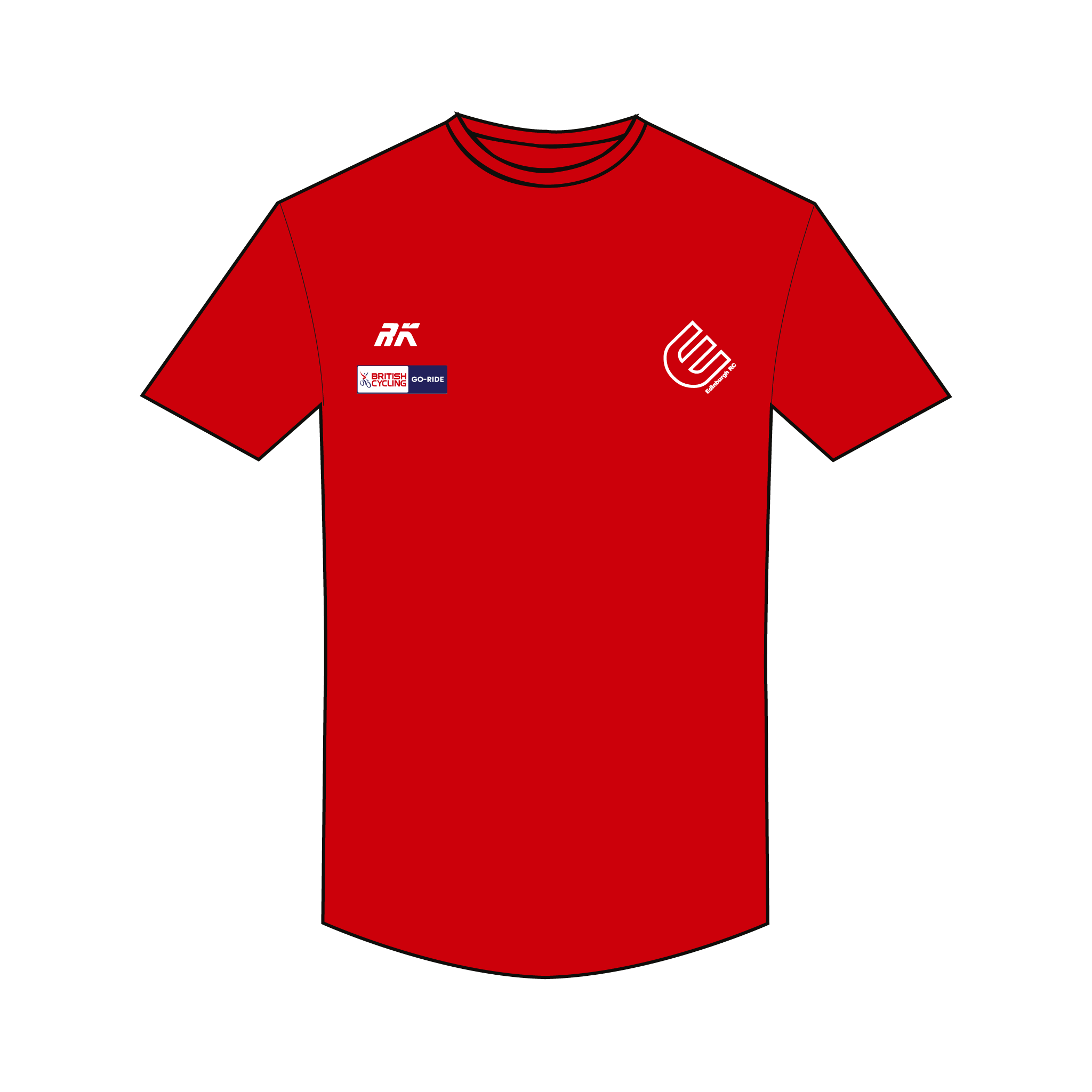 ERC Go-Ride Red Casual T-Shirt
