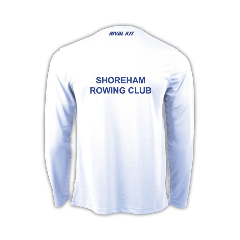 Shoreham Rowing Club White Long Sleeve Gym T-shirt