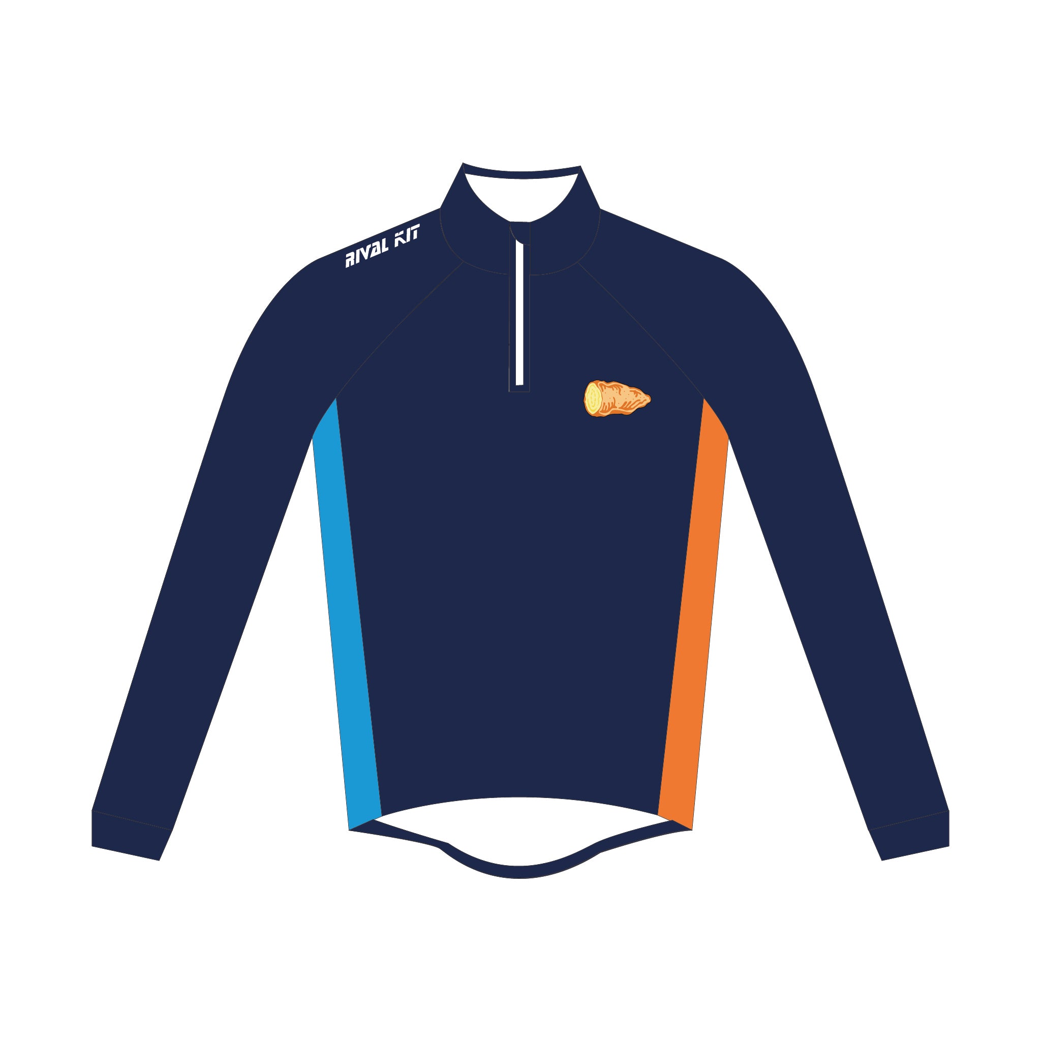 YAM SQUAD Navy Thermal Splash Jacket