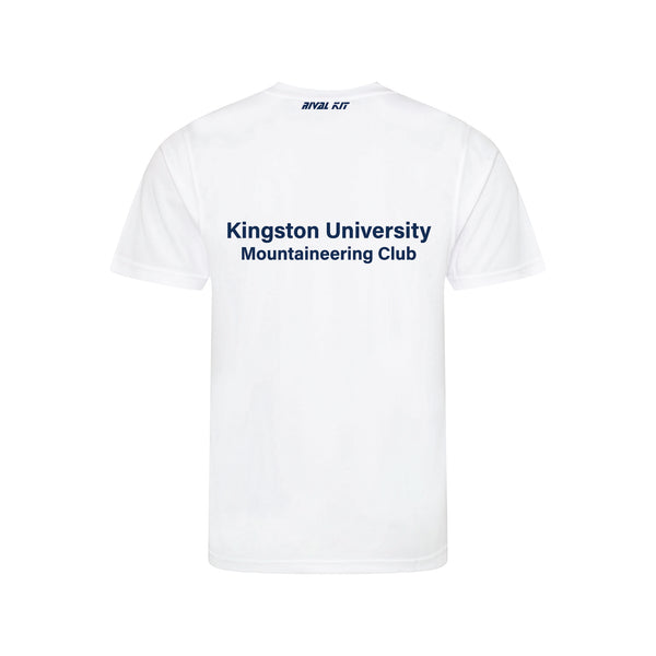 Kingston University Mountaineering Club White Gym T-shirt