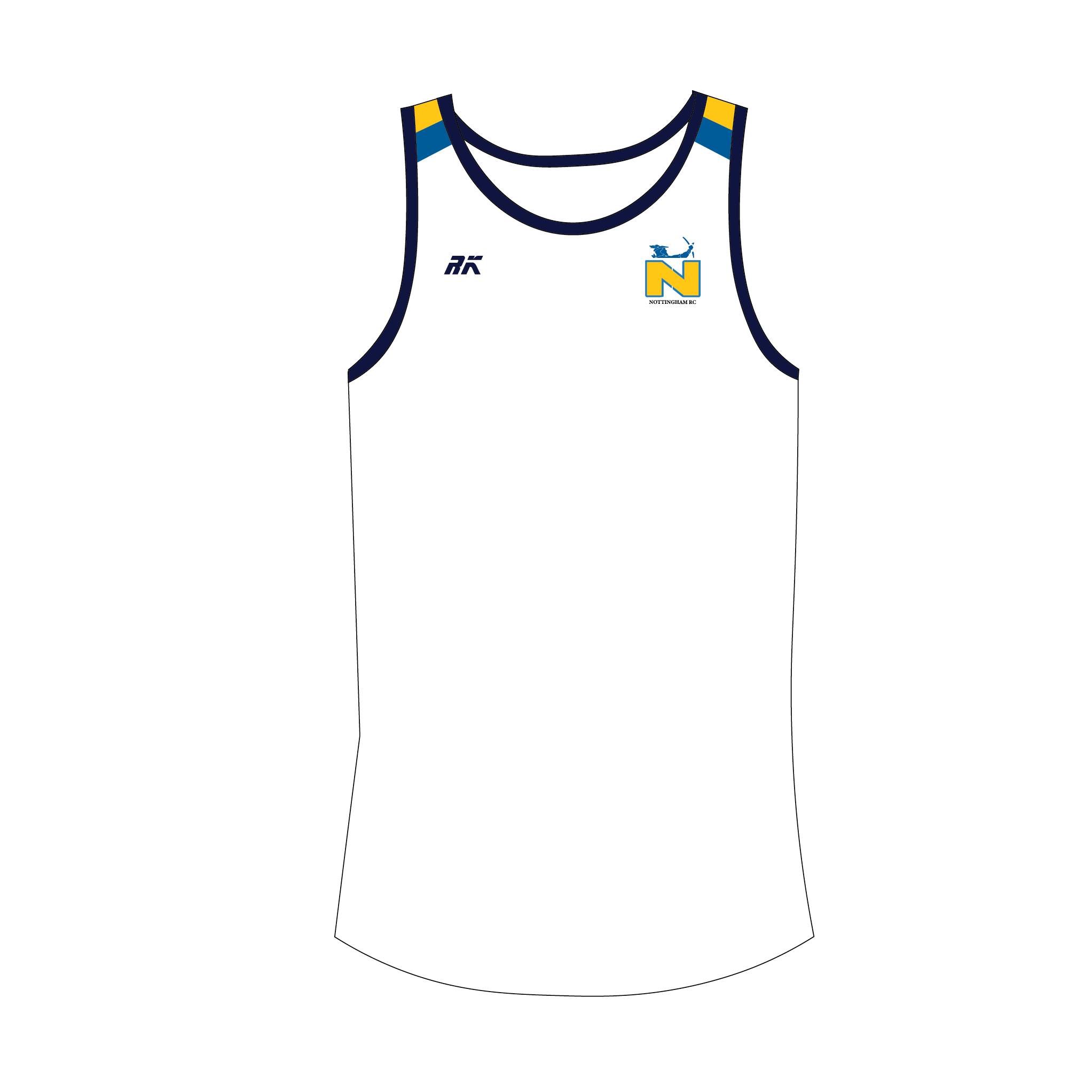 Nottingham Rowing Club Juniors Gym Vest 2