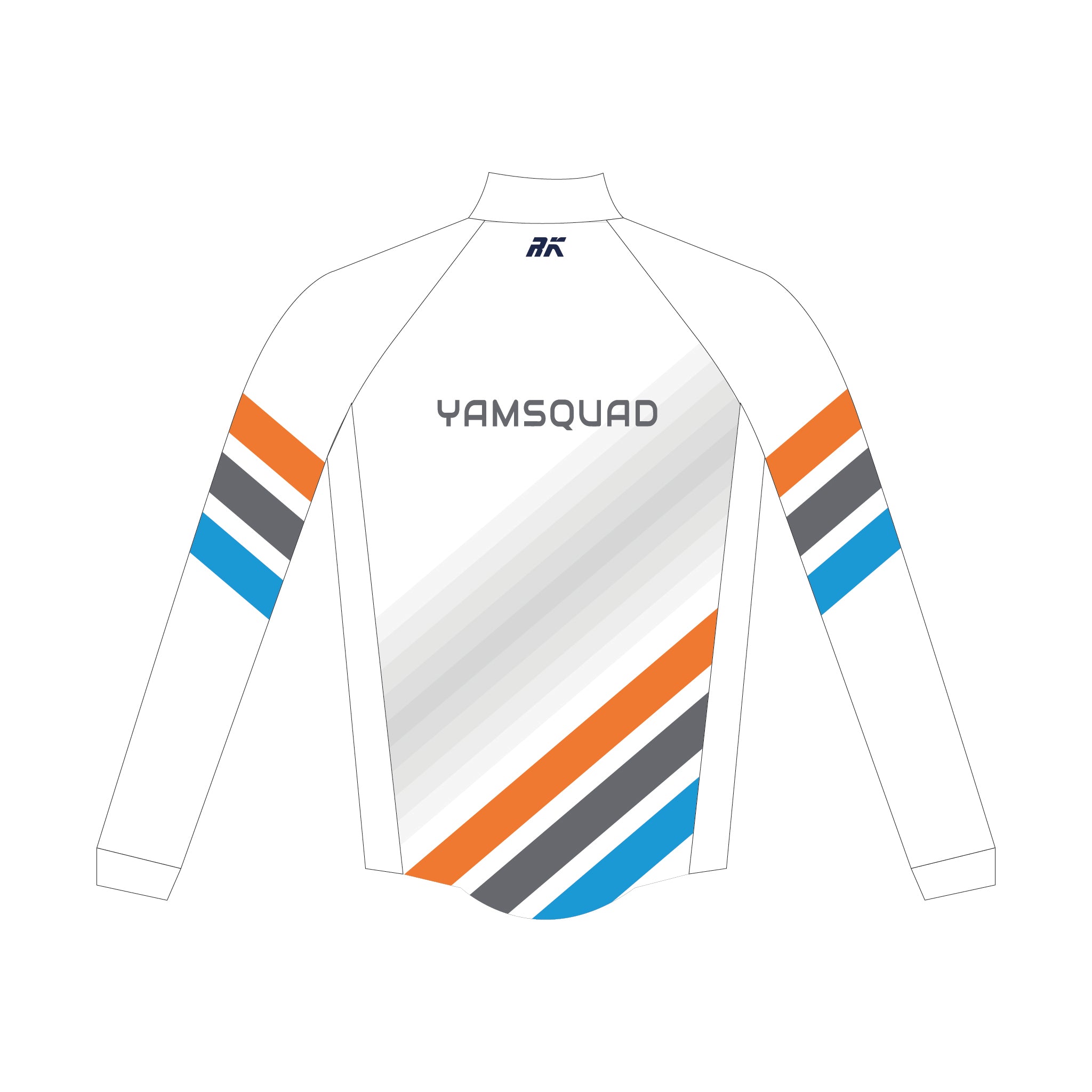 YAM SQUAD Stripes Thermal Splash Jacket