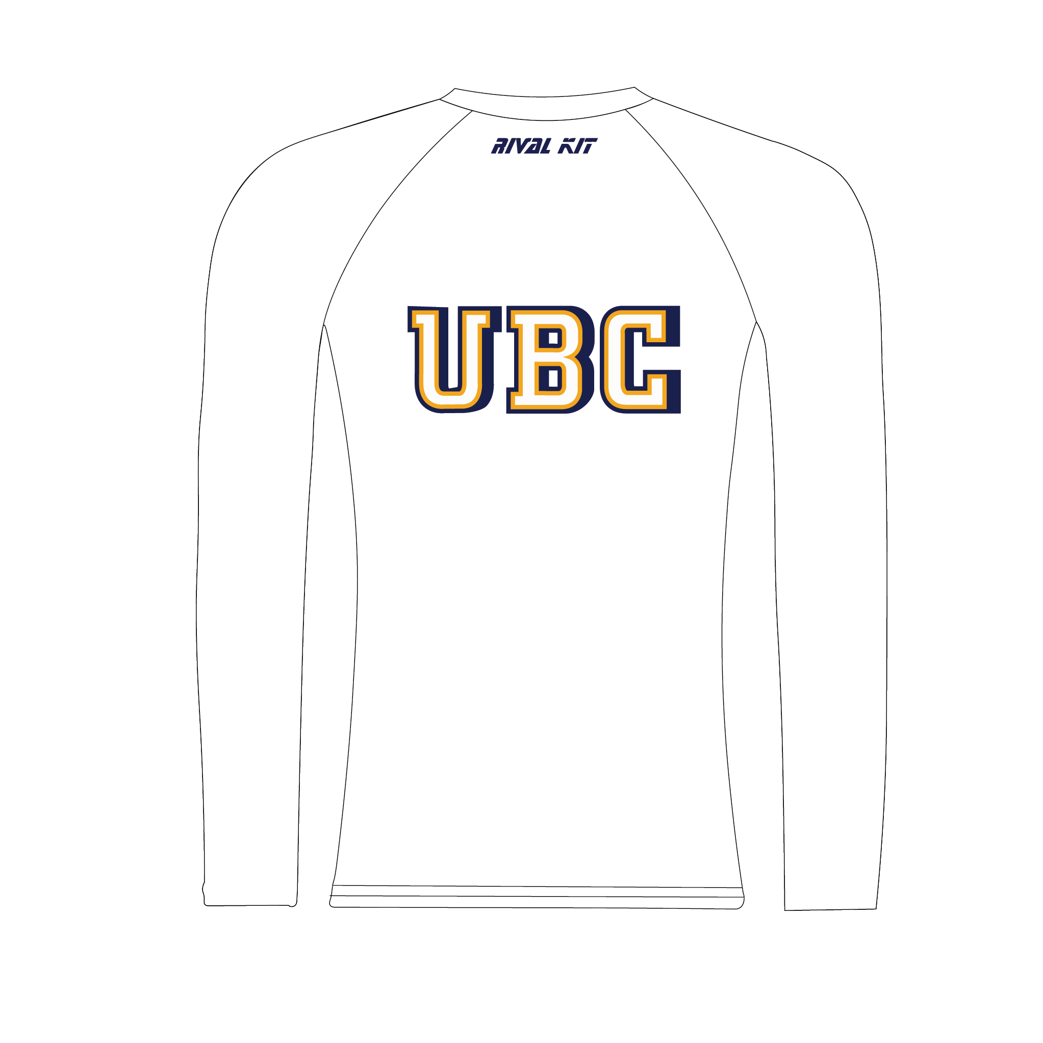University of British Columbia Rowing Long Sleeve Base Layer
