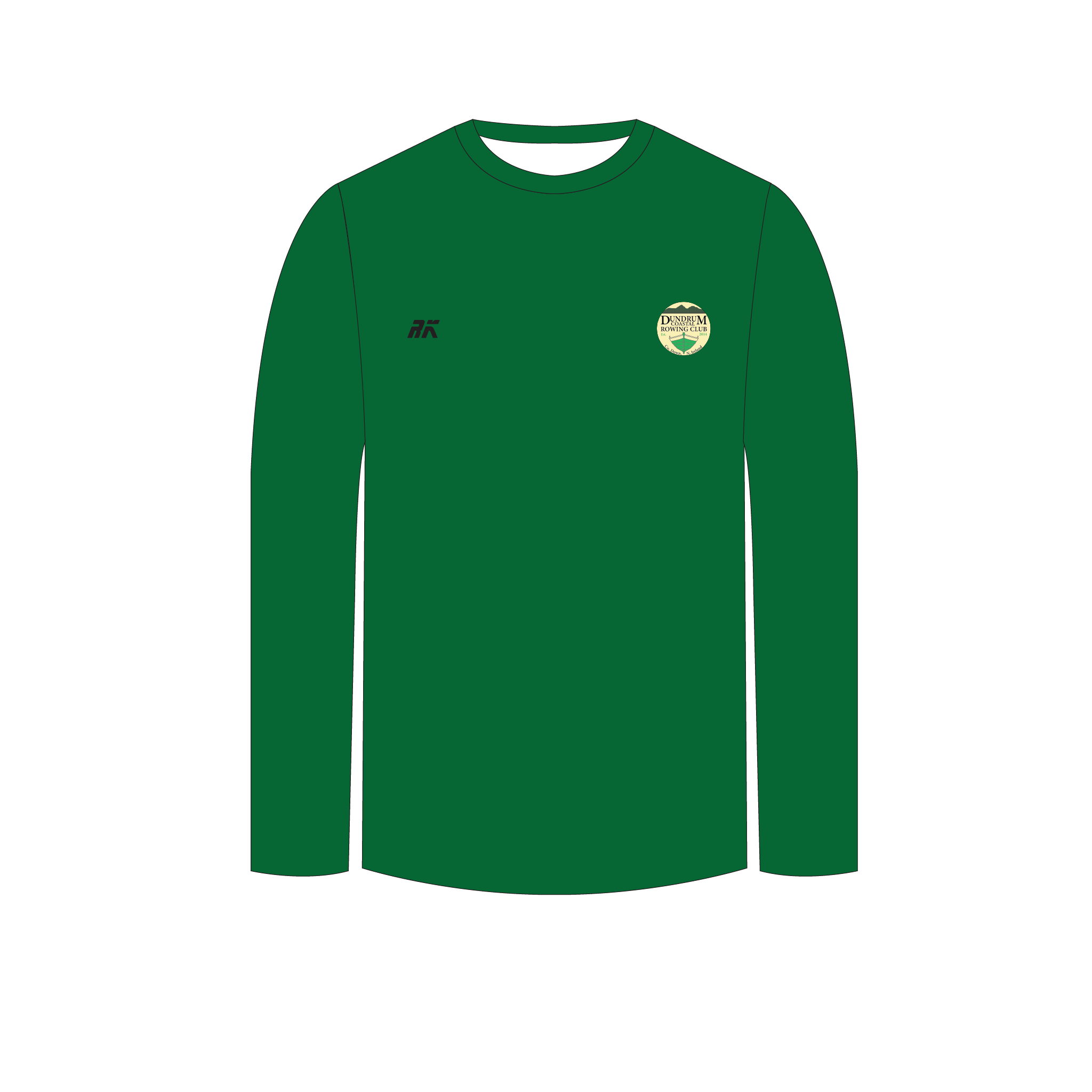 Dundrum Coastal Rowing Club Long Sleeve Racing T-shirt
