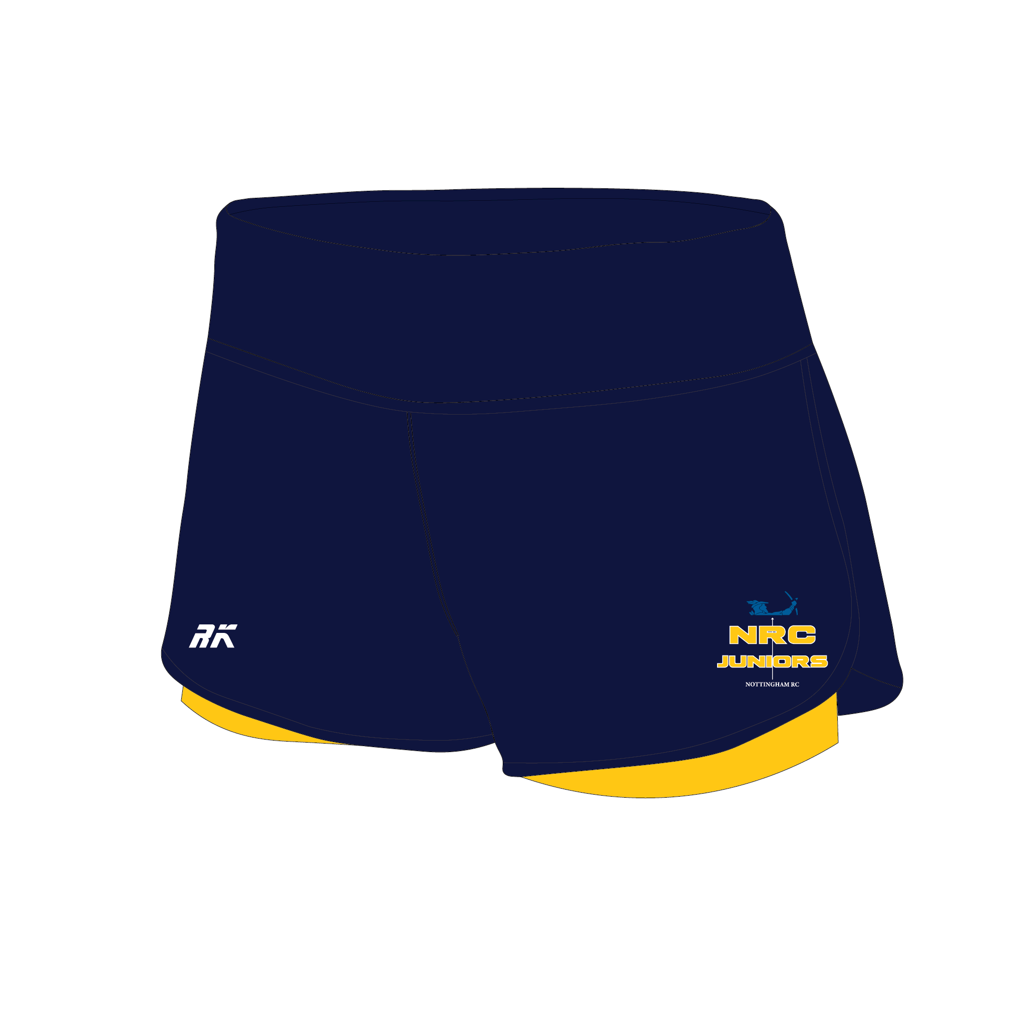 Nottingham Rowing Club Juniors Female Gym Shorts