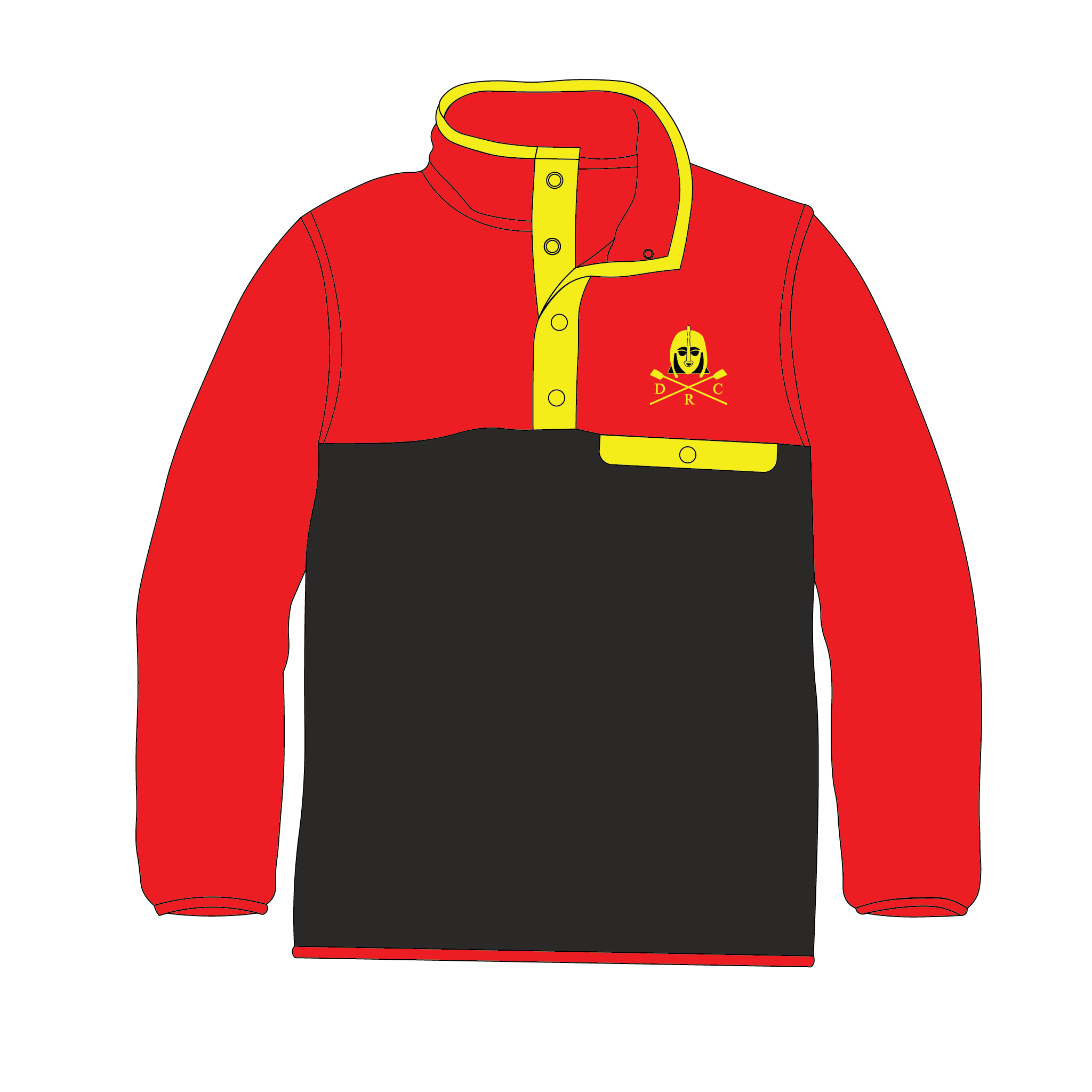 Deben Rowing Club CONTRAST Fleece