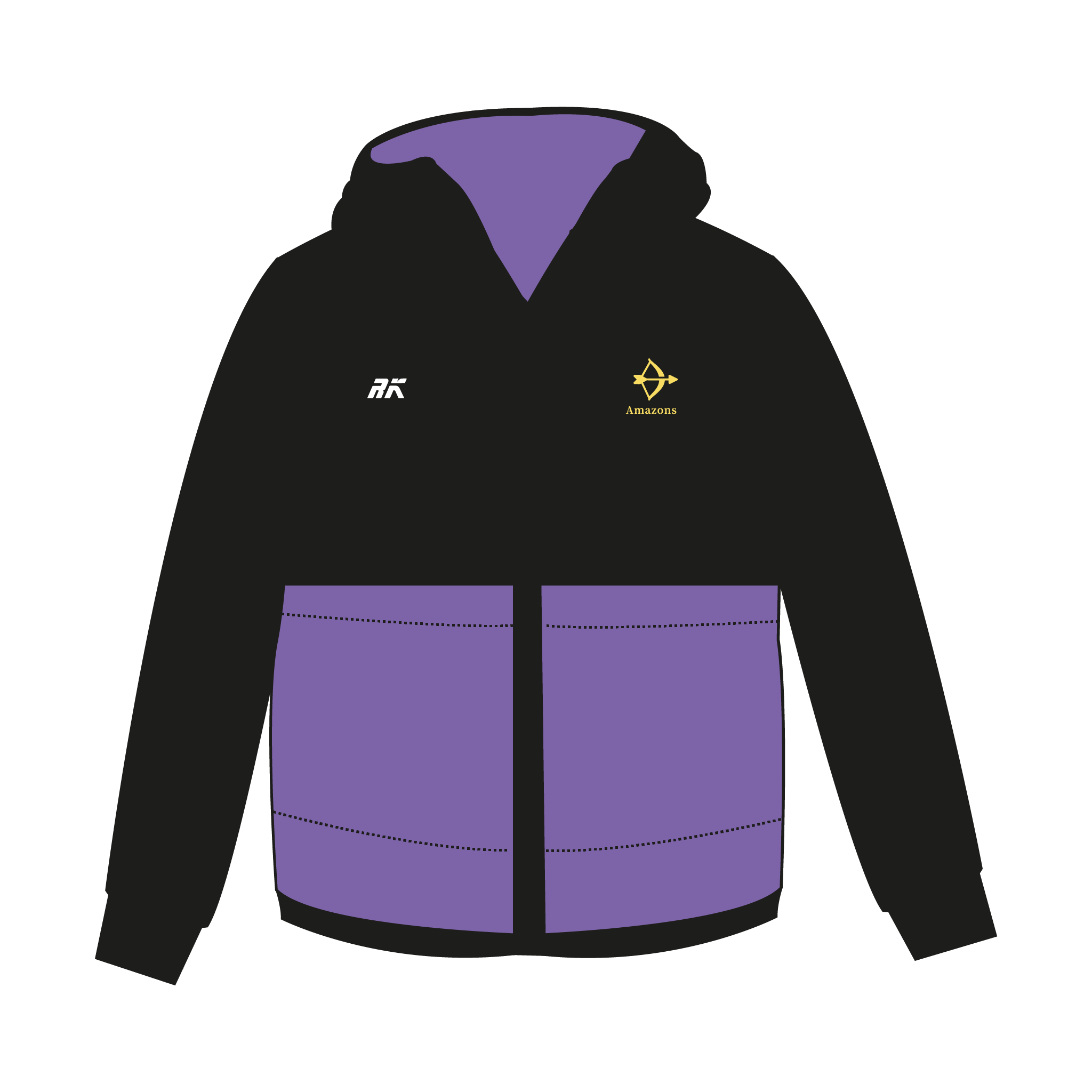 Jesus College Amazons Puffa Jacket