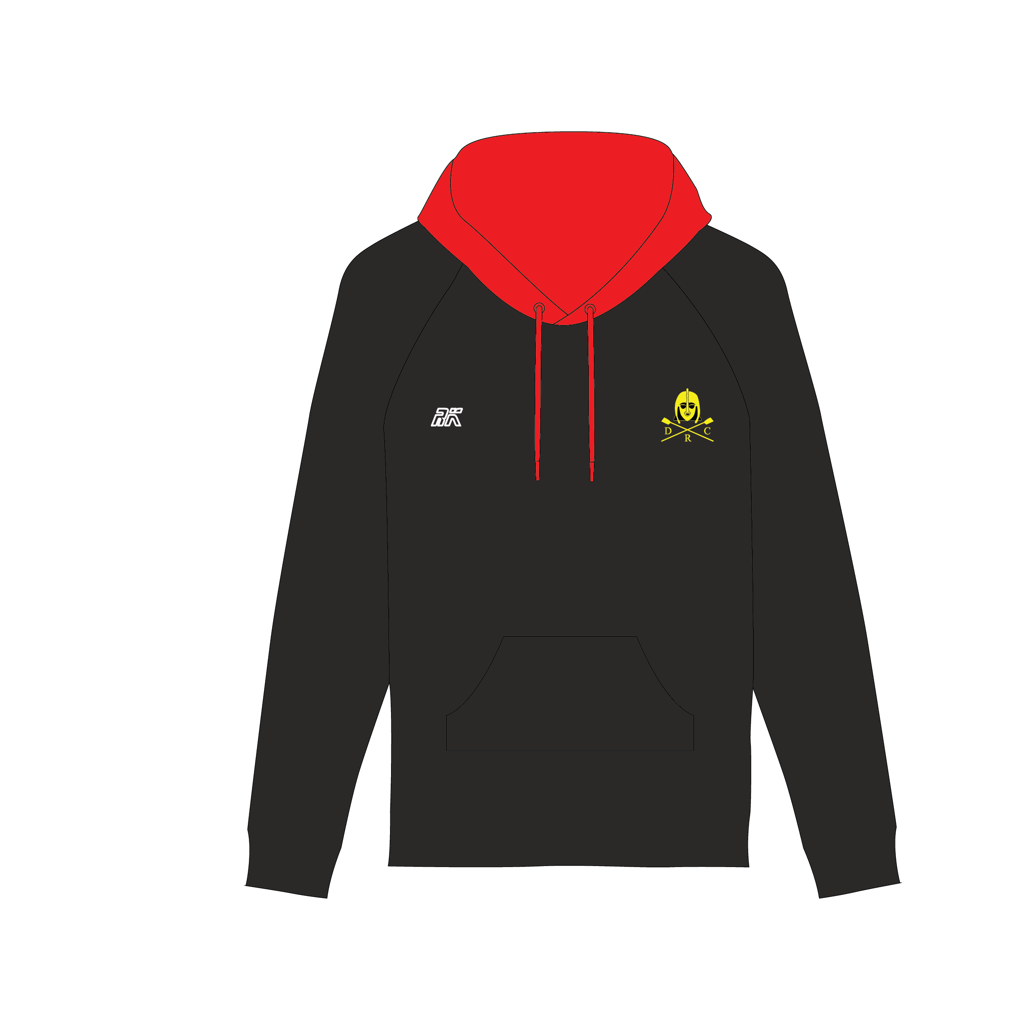 Deben Rowing Club RED CONTRAST Hoodie