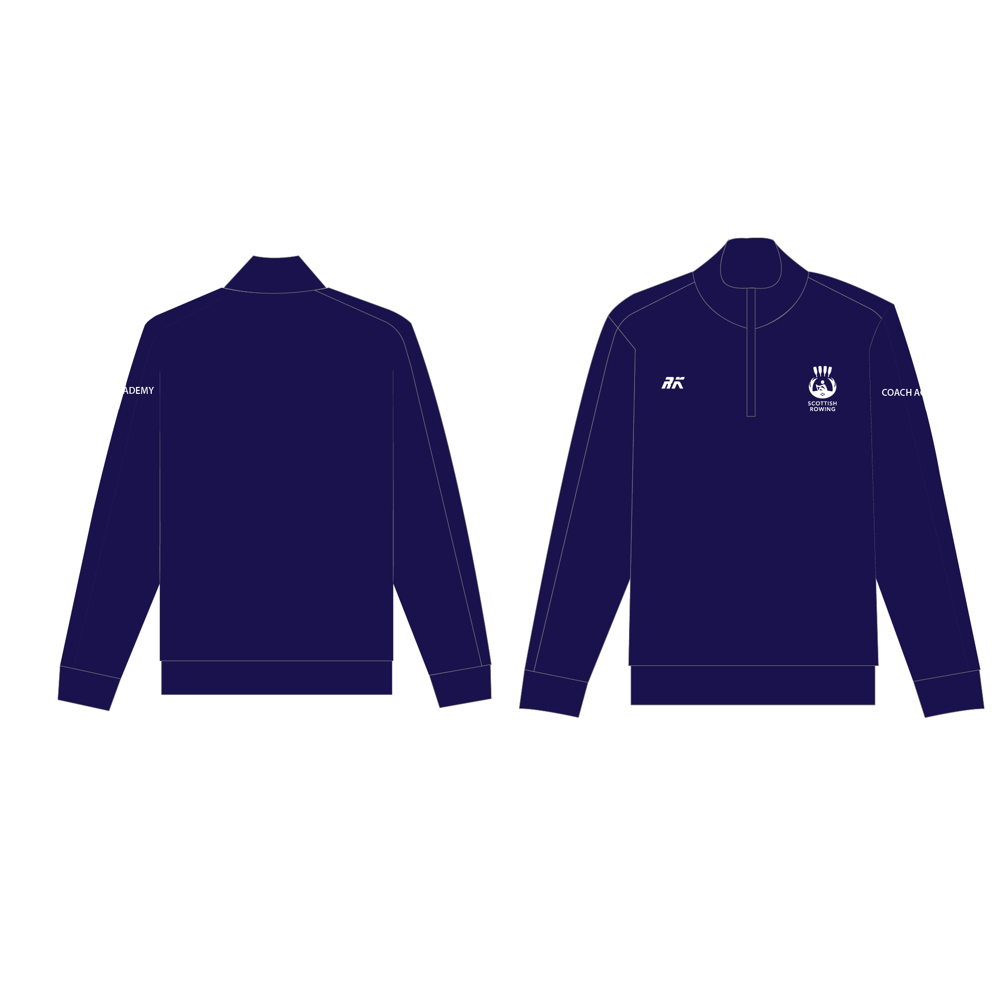 Scottish Rowing Scottish coaching 1/4 Zip