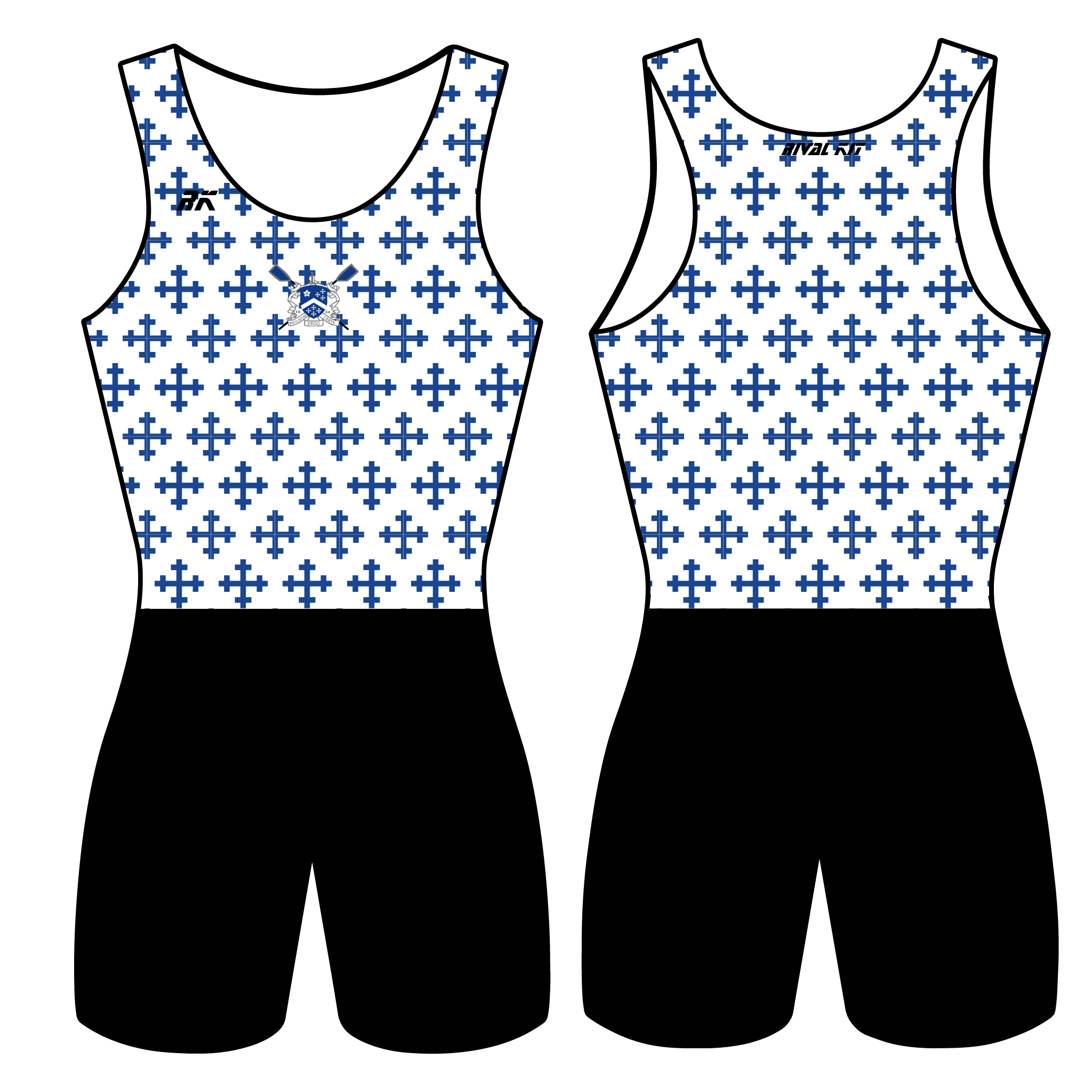 Latymer Upper School Boat Club Crest Pattern AIO