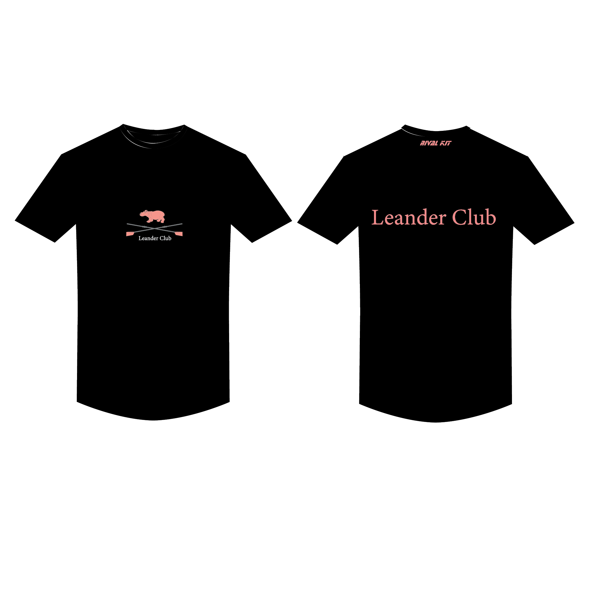 Leander Club Black Gym T-shirt