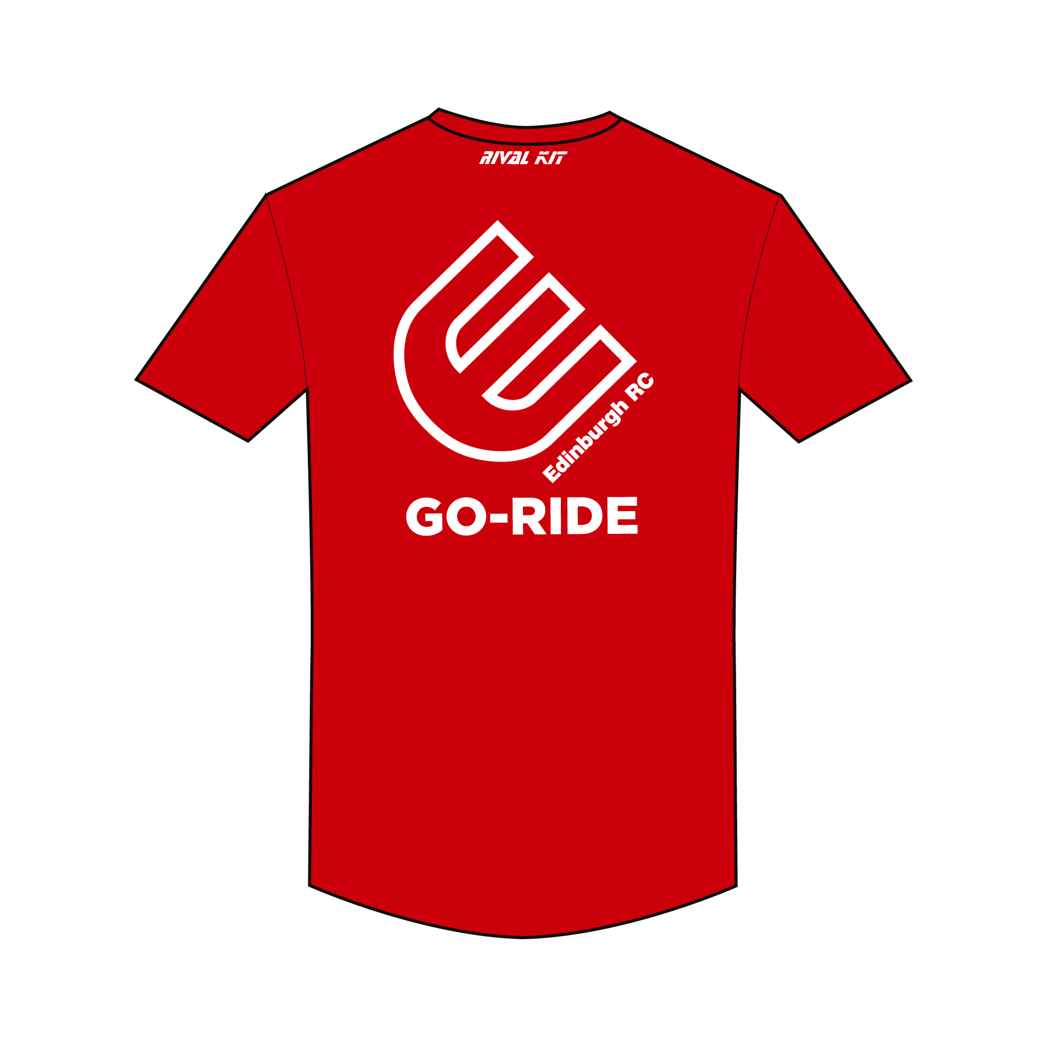 ERC Go-Ride Red Casual T-Shirt