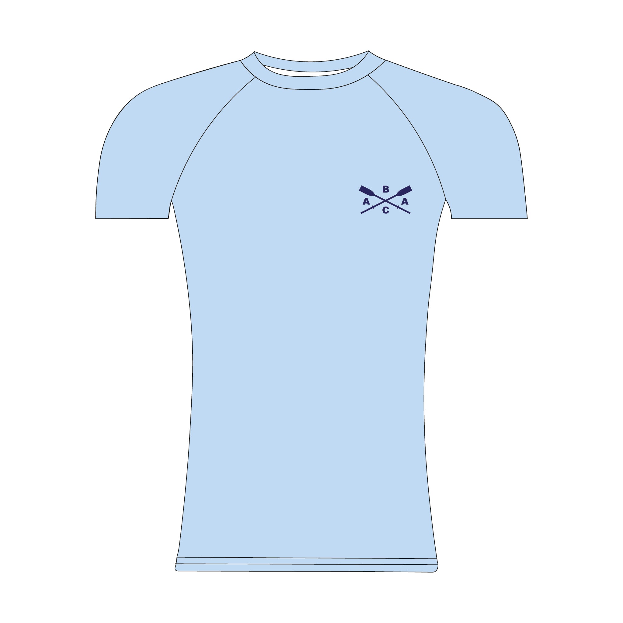 Bideford Blues Amateur Athletic Club Shortsleeve Baselayer