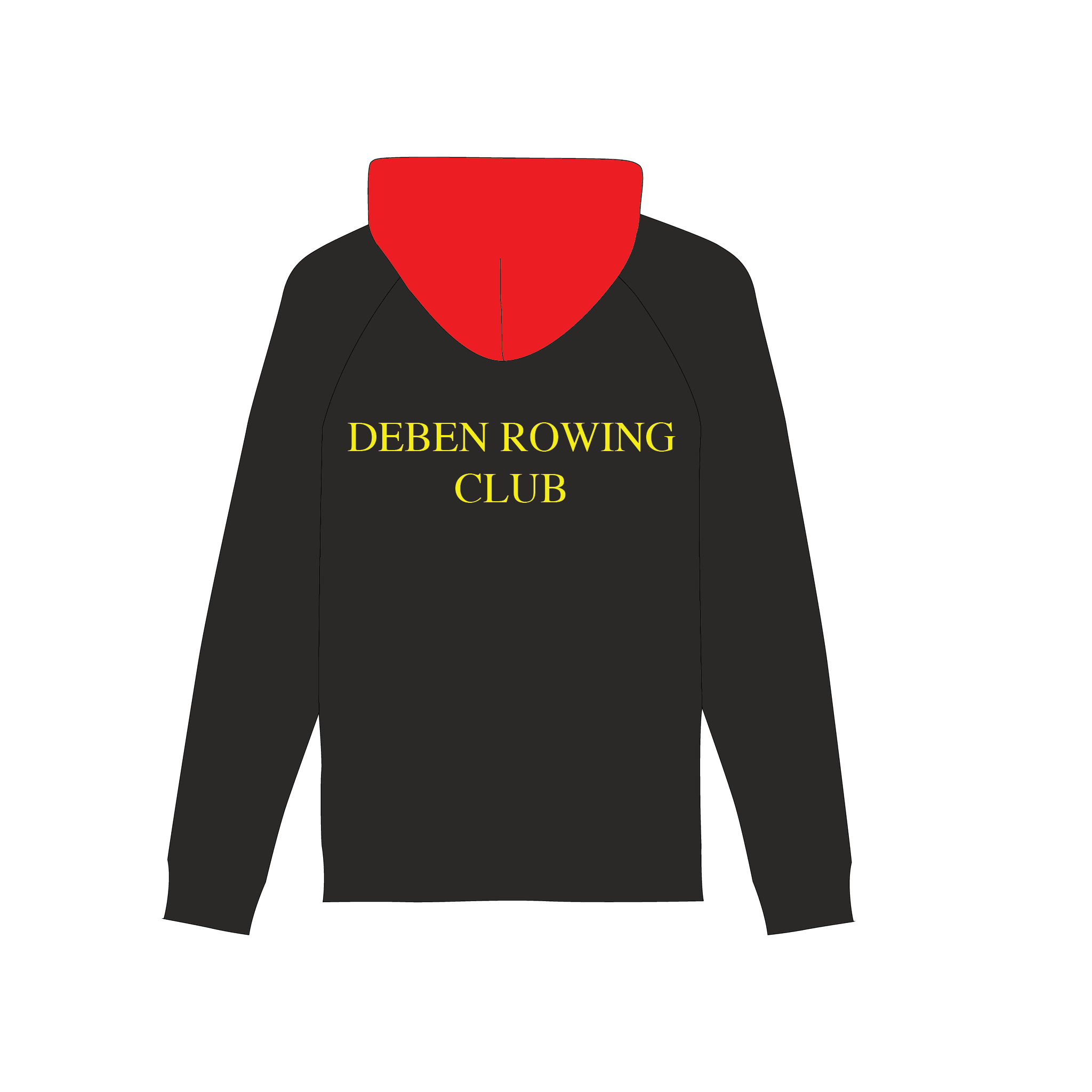 Deben Rowing Club RED CONTRAST Hoodie