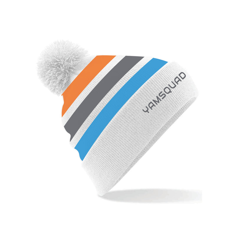 YAM SQUAD Stripes Bobble Hat