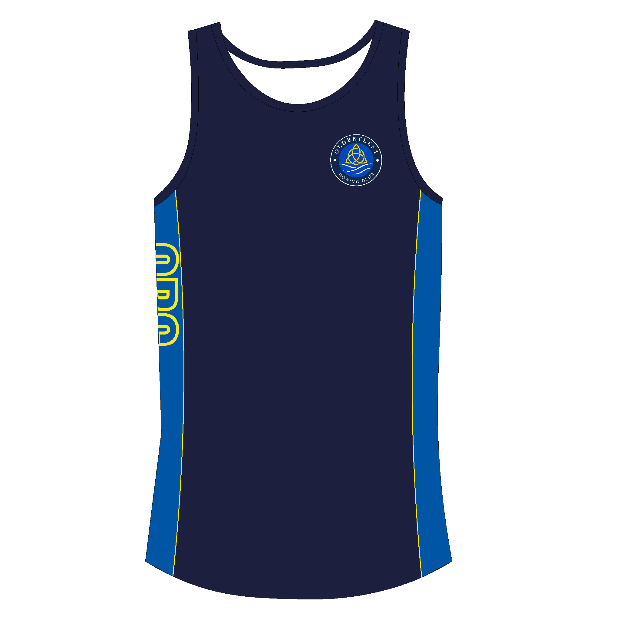 IN STOCK Olderfleet Rowing Club Gym Vest