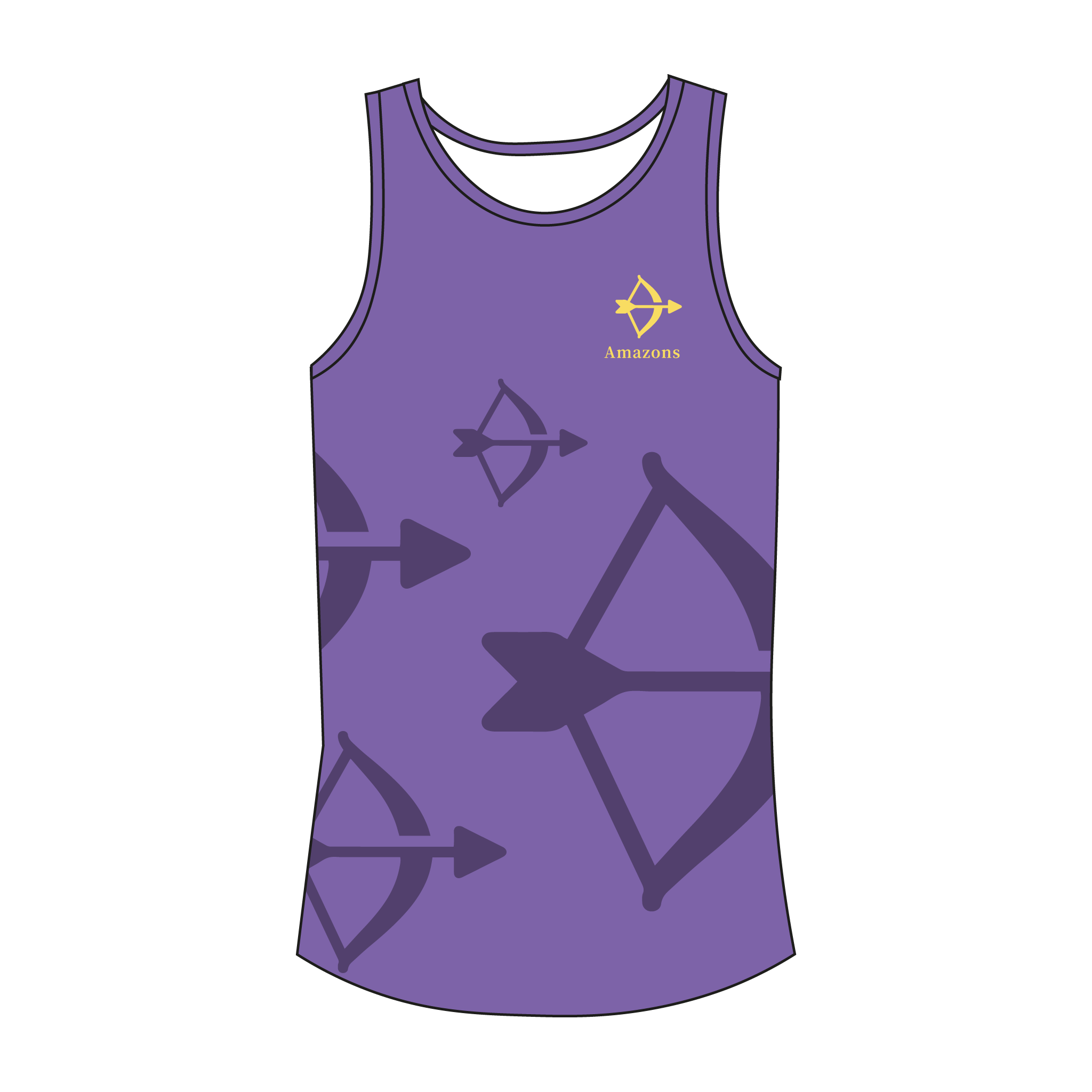 Jesus College Amazons Gym Vest 2
