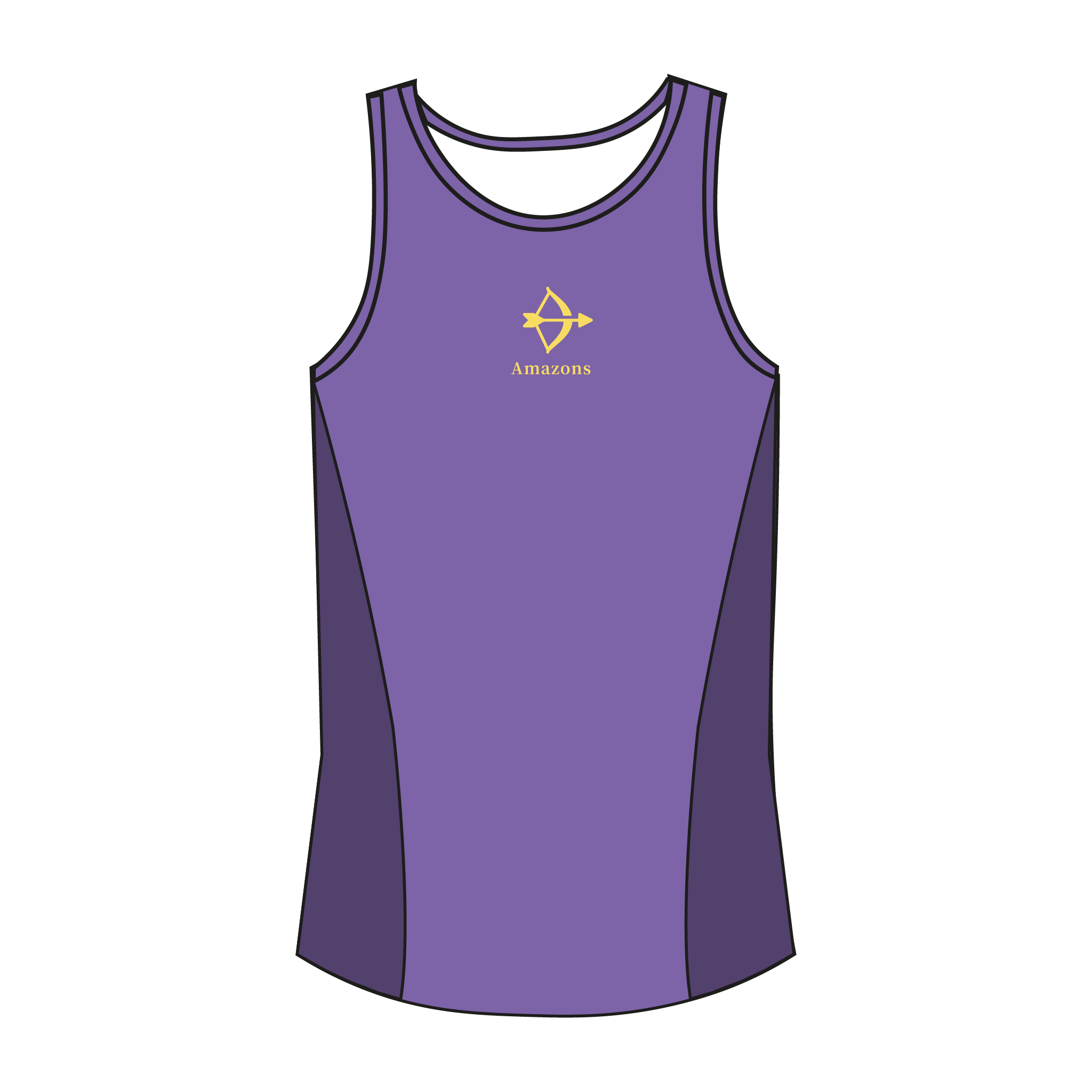 Jesus College Amazons Gym Vest 3