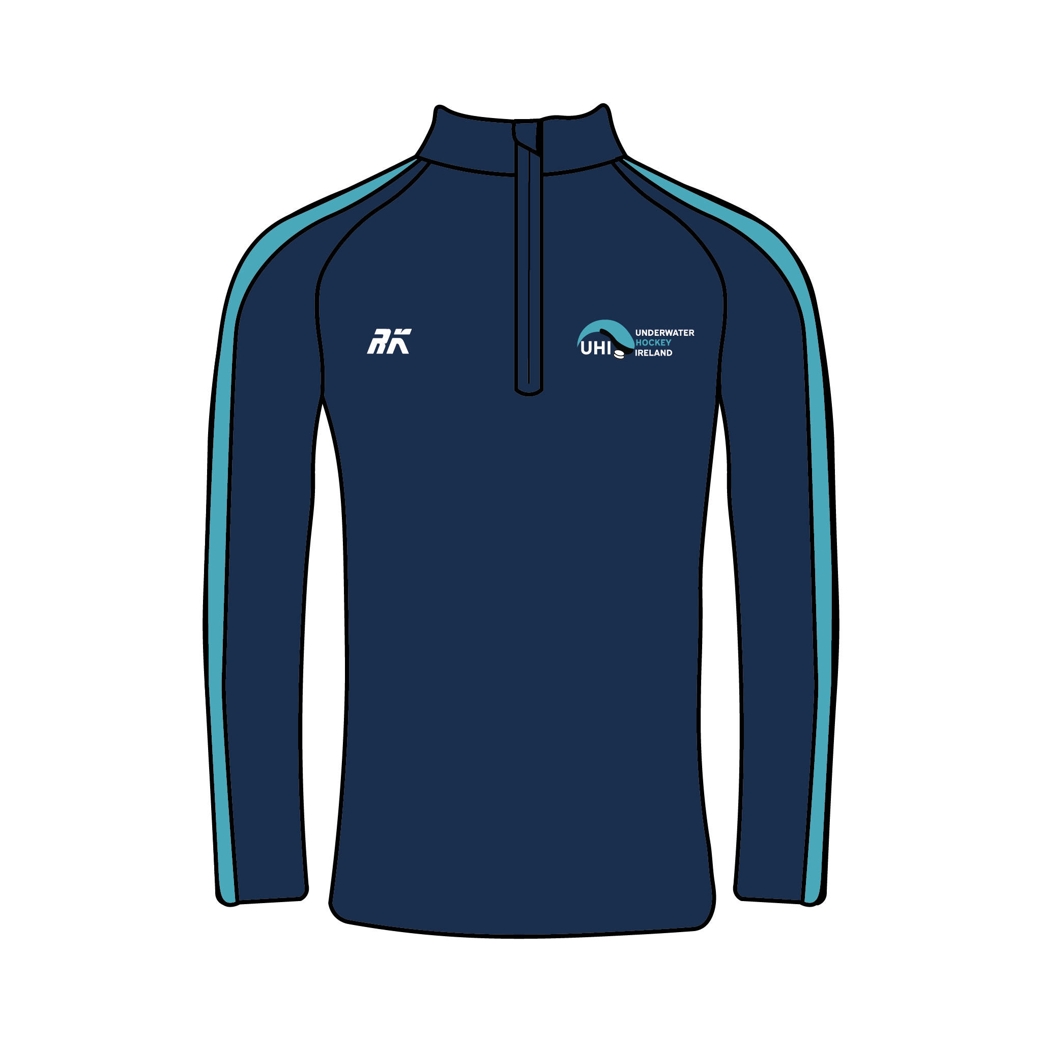 Underwater Hockey Ireland Bespoke Q-Zip