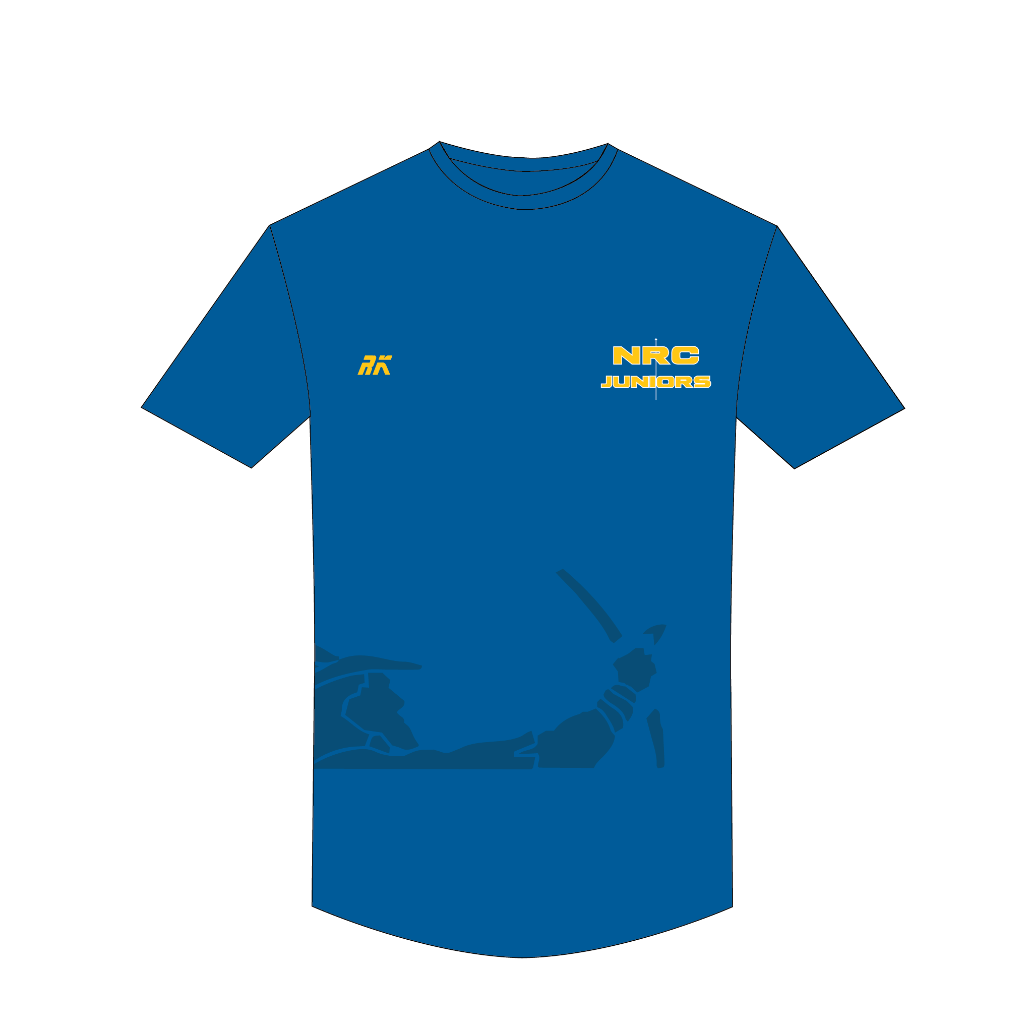 Nottingham Rowing Club Juniors Bespoke Gym T-Shirt