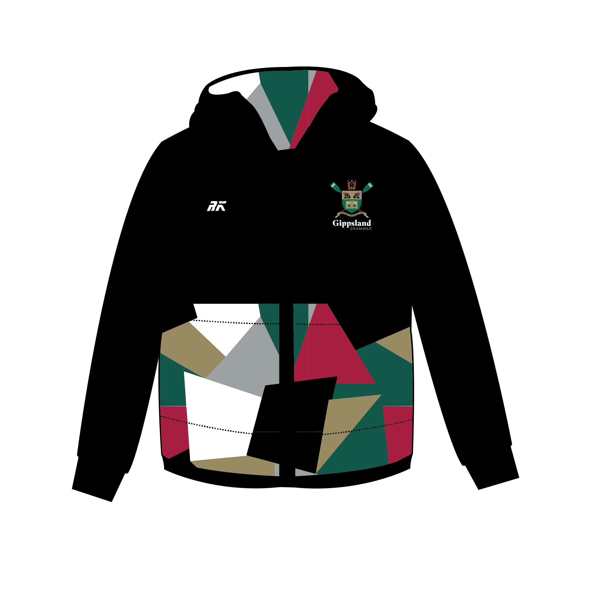 Gippsland Grammar Rowing Puffa Jacket