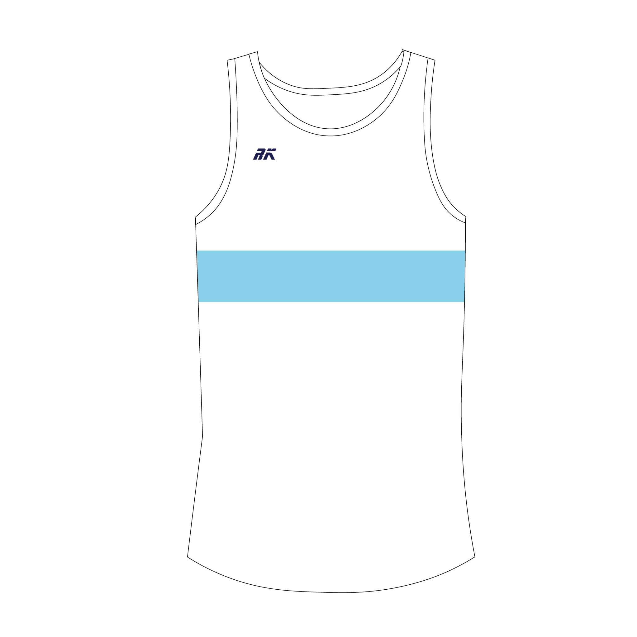 Curlew Rowing Club Gym Vest 2