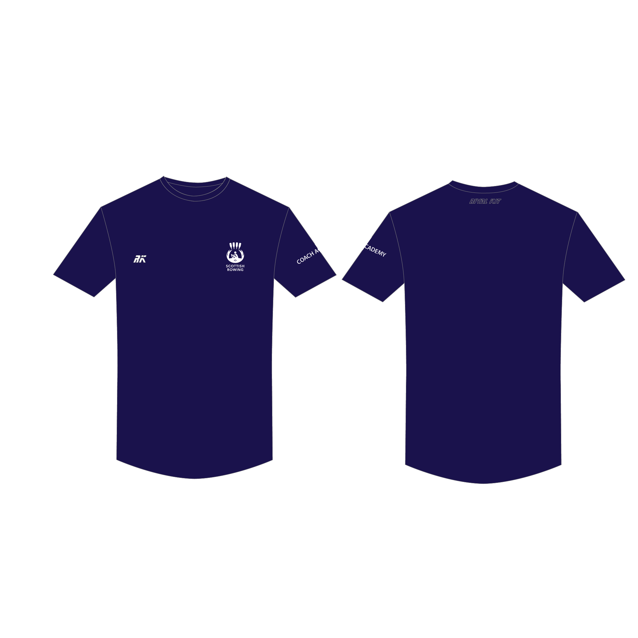 SCOTTISH ROWING Coaching academy t shirt