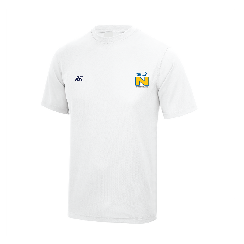 Nottingham Rowing Club Juniors White Gym T-shirt