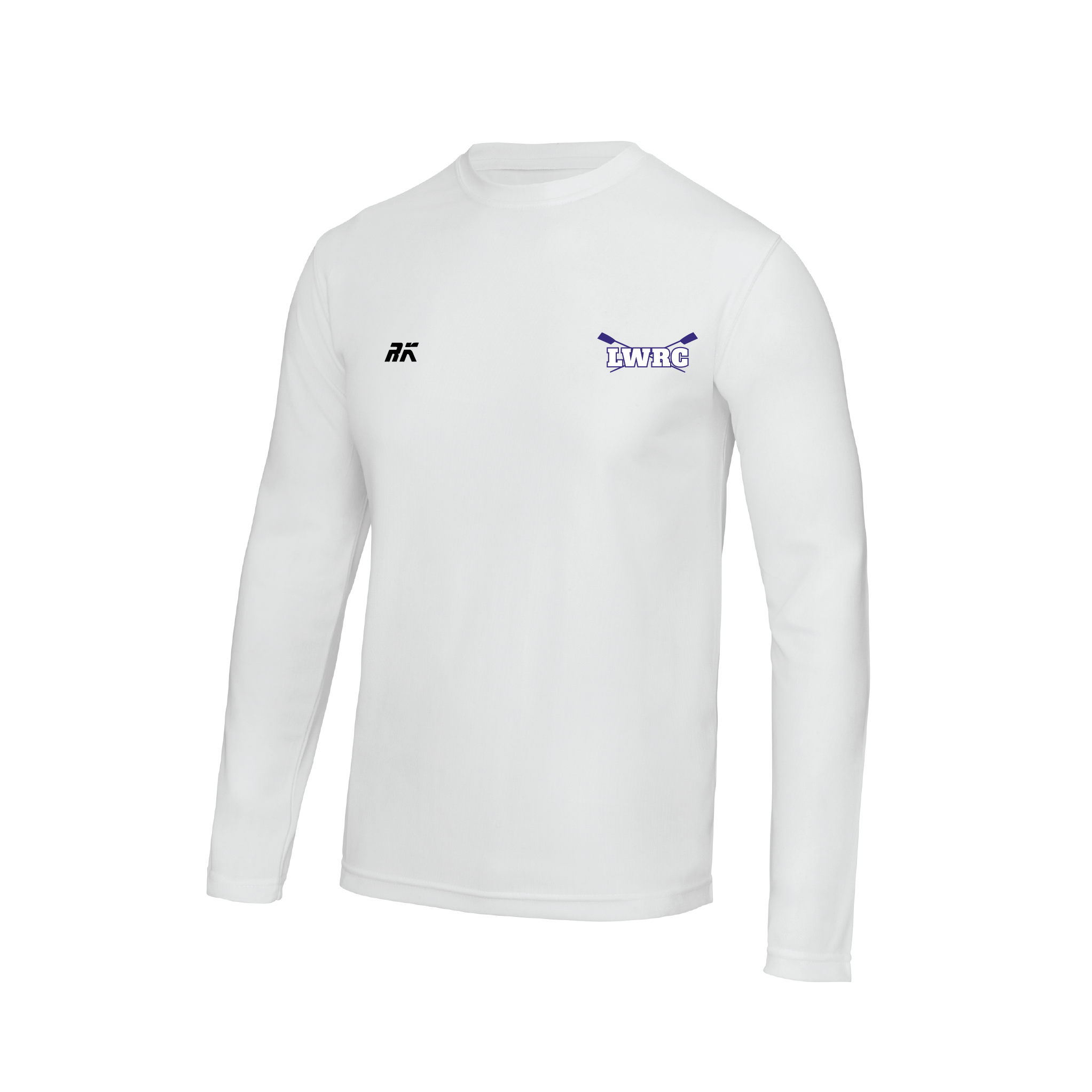 London Western Rowing White Long Sleeve Gym T-Shirt