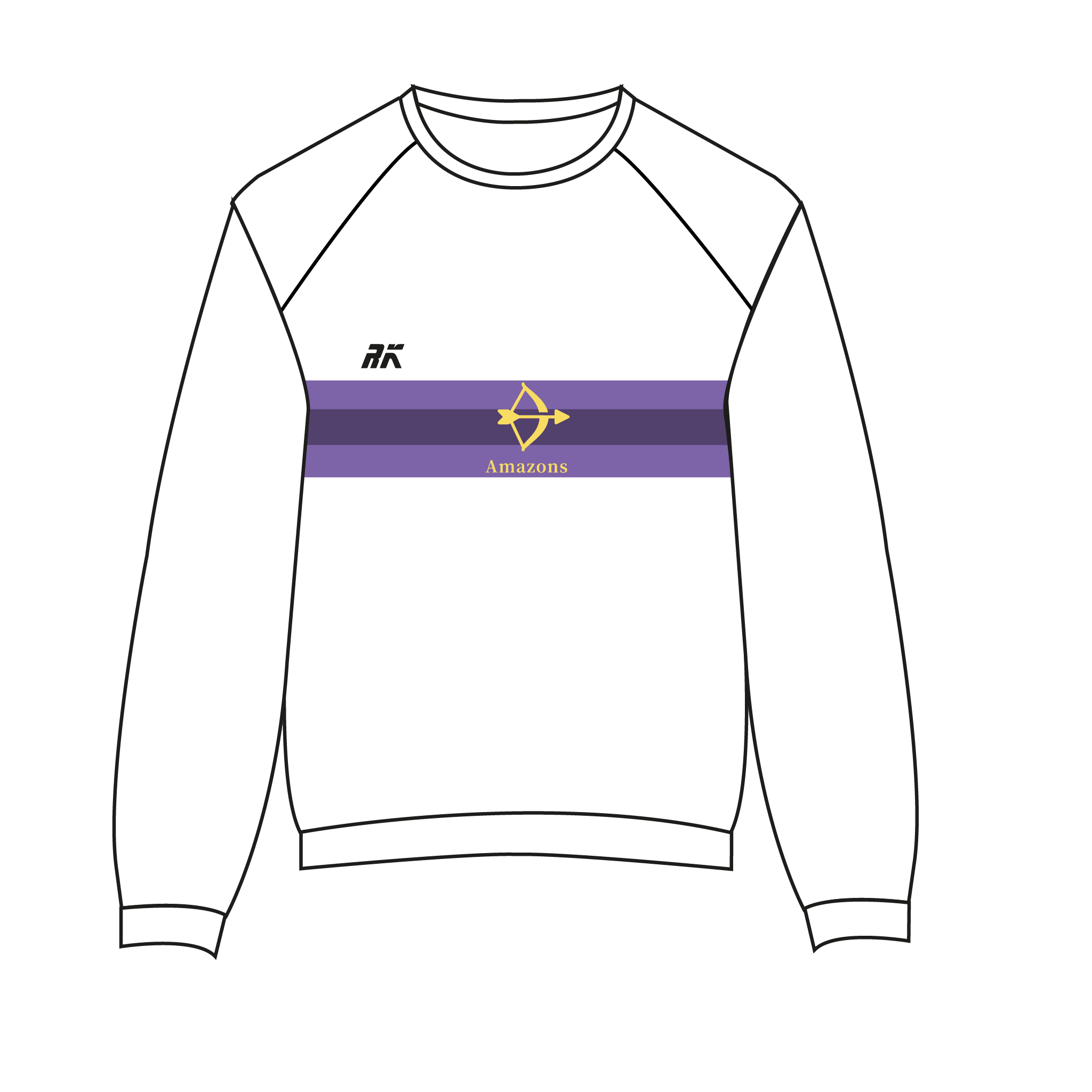 Jesus College Amazons Sweatshirt 2