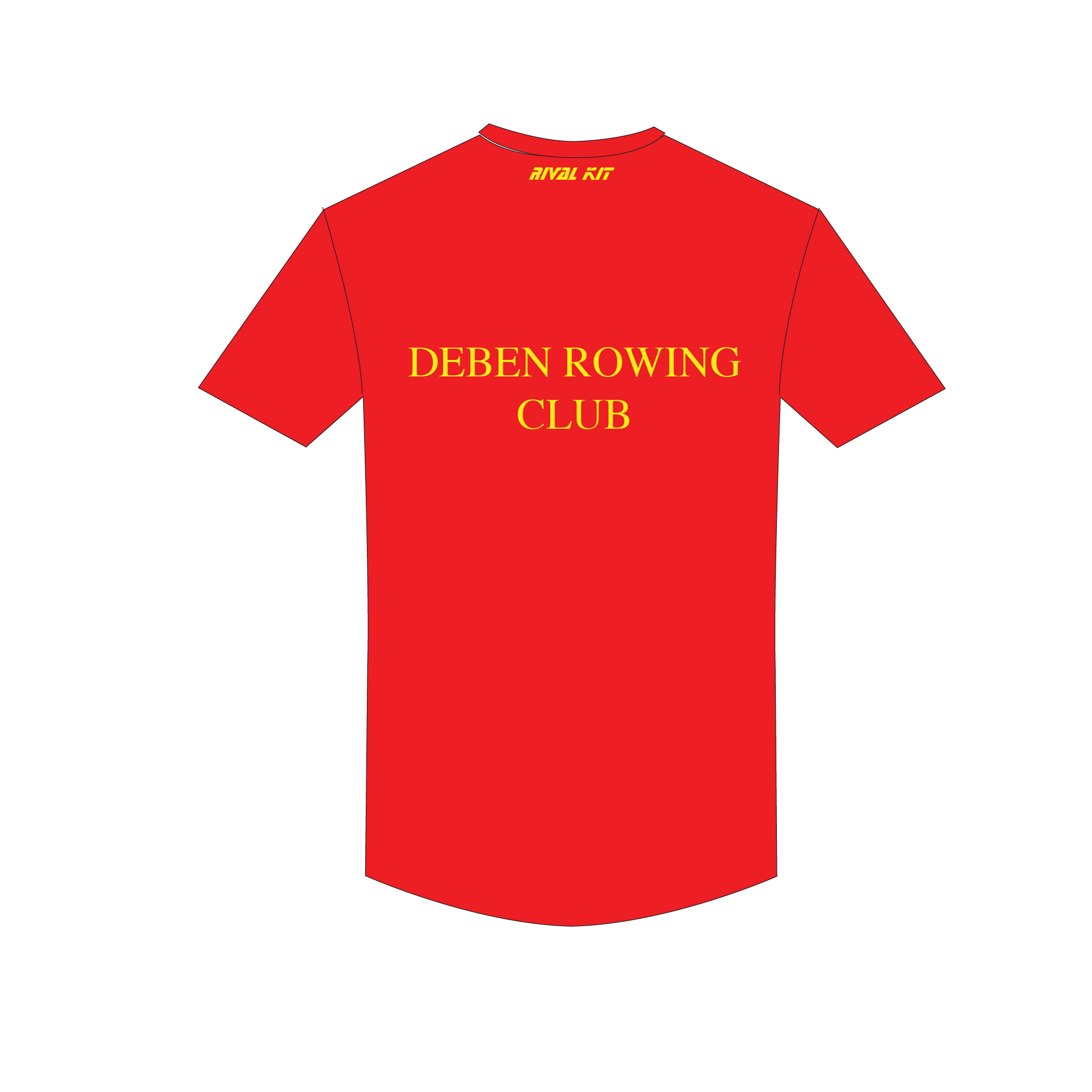 Deben Rowing Club Red Gym T-shirt