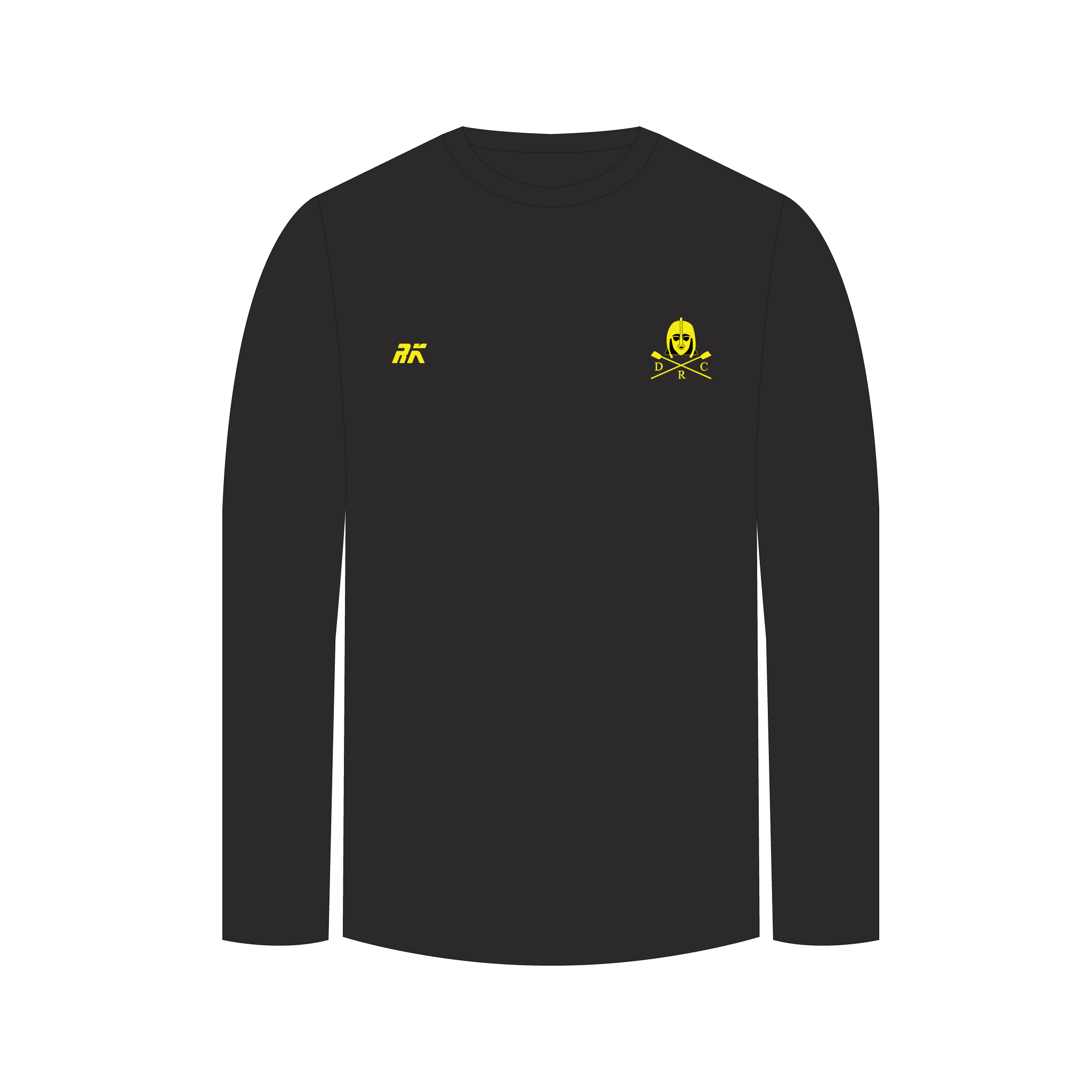 Deben Rowing Club Black Long Sleeve Gym T-shirt