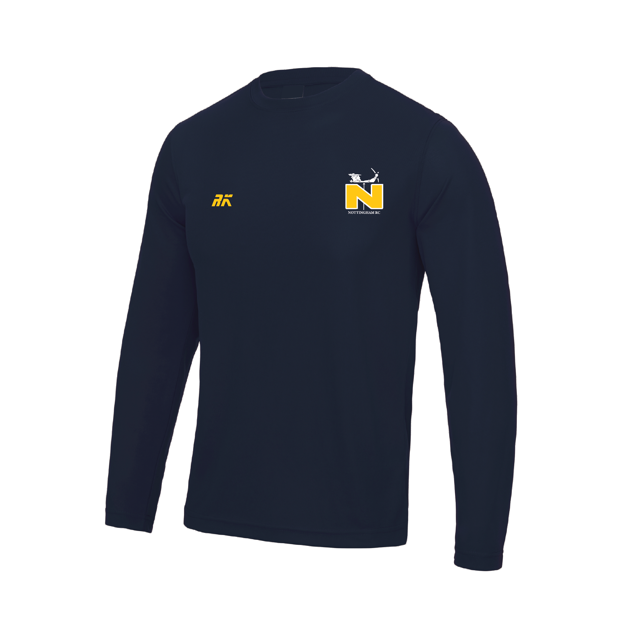 Nottingham Rowing Club Juniors Navy Long Sleeve Gym T-shirt