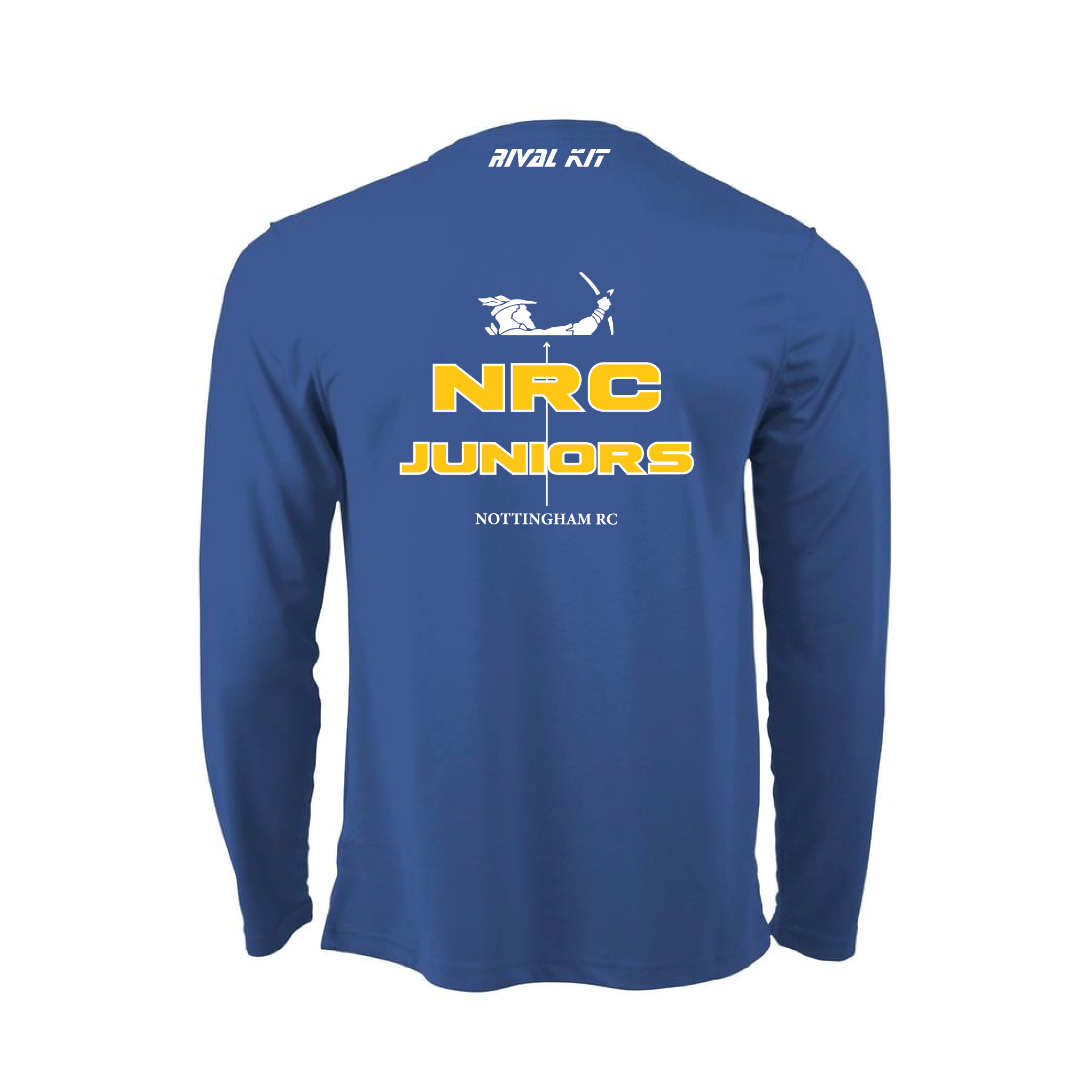 Nottingham Rowing Club Juniors Blue Long Sleeve Gym T-shirt