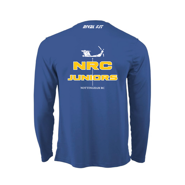 Nottingham Rowing Club Juniors Blue Long Sleeve Gym T-shirt
